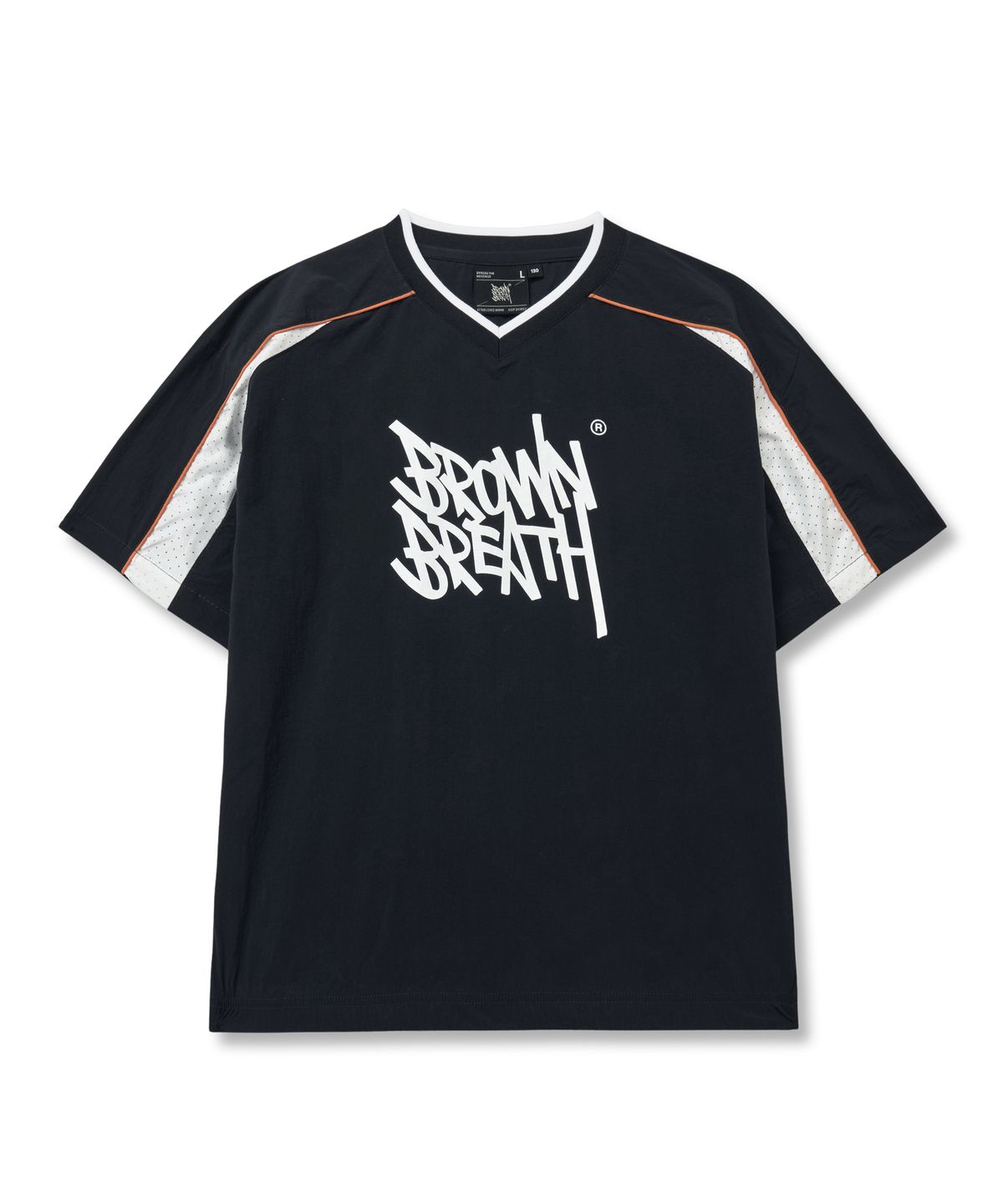 브라운브레스 키즈(BROWNBREATH KIDS) KIDS LIGHT WOVEN TAG TEE SETUP - 2COLOR
