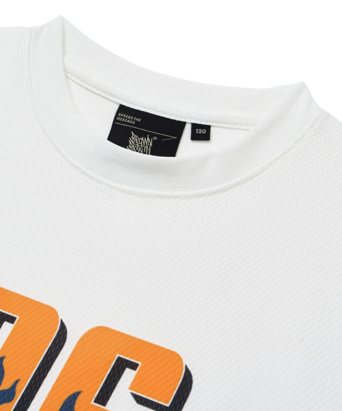 브라운브레스 키즈(BROWNBREATH KIDS) KIDS FIRE 06 MESH TEE - WHITE