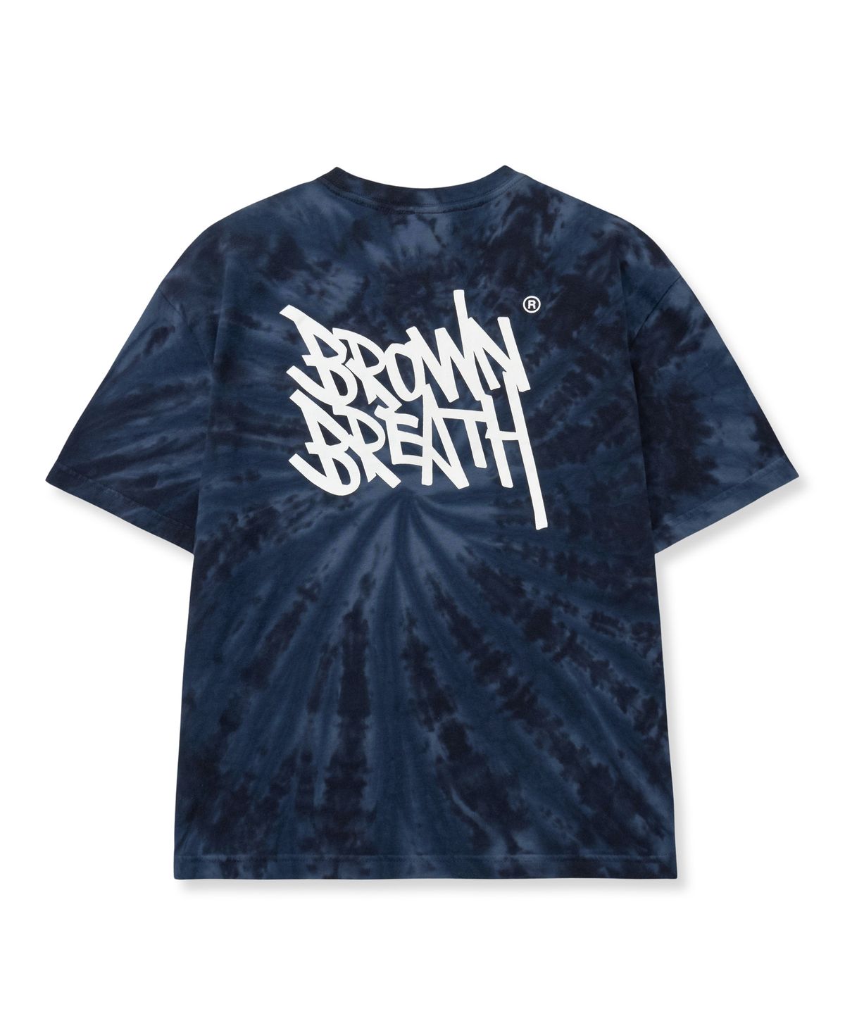 브라운브레스 키즈(BROWNBREATH KIDS) KIDS TIE DYE BB TEE - NAVY