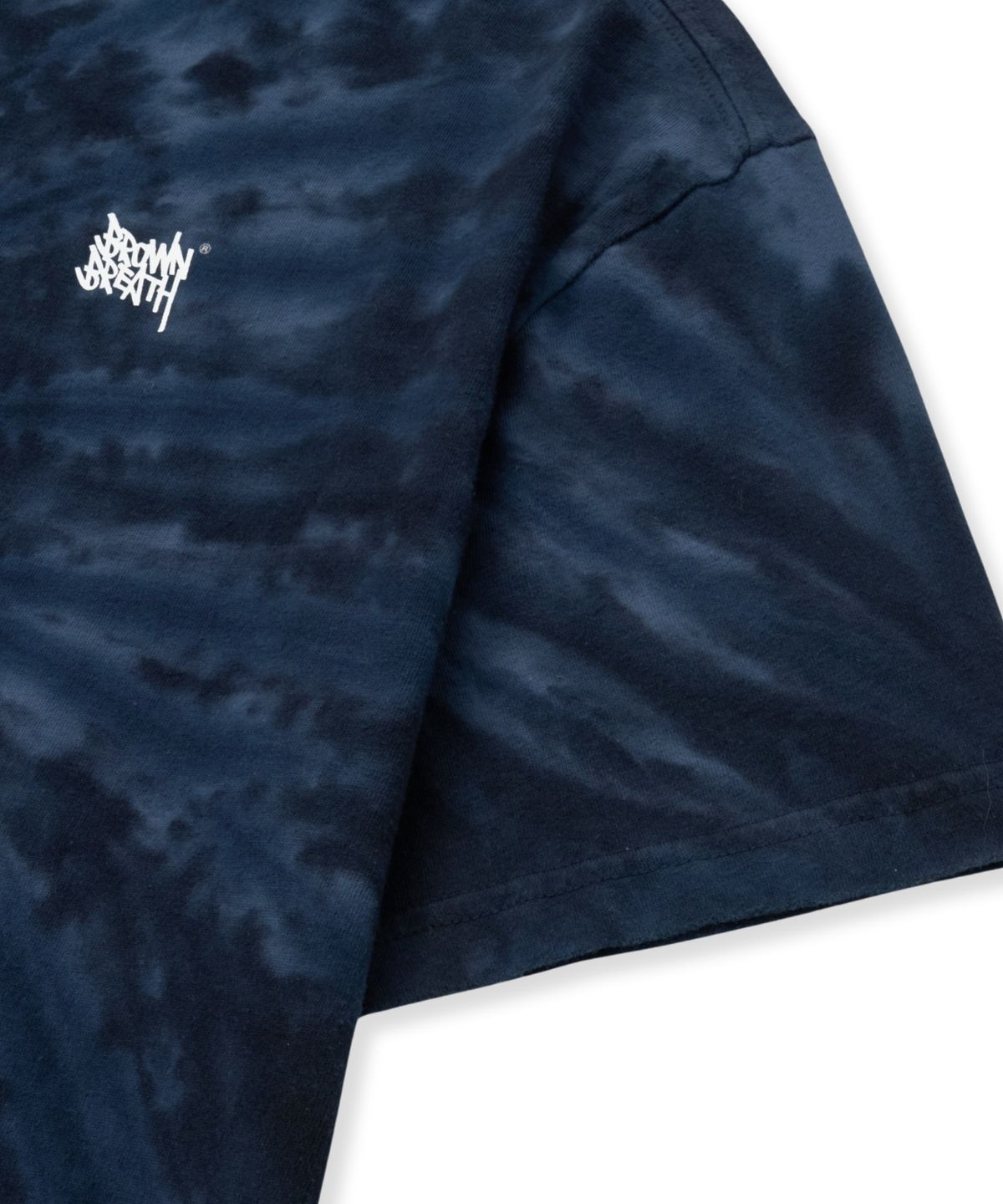 브라운브레스 키즈(BROWNBREATH KIDS) KIDS TIE DYE BB TEE - NAVY