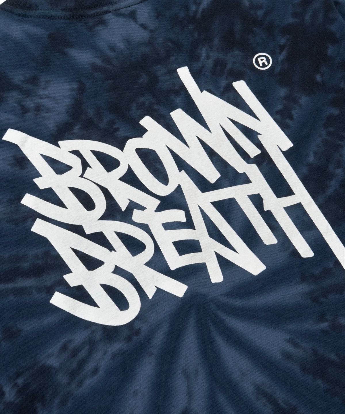 브라운브레스 키즈(BROWNBREATH KIDS) KIDS TIE DYE BB TEE - NAVY