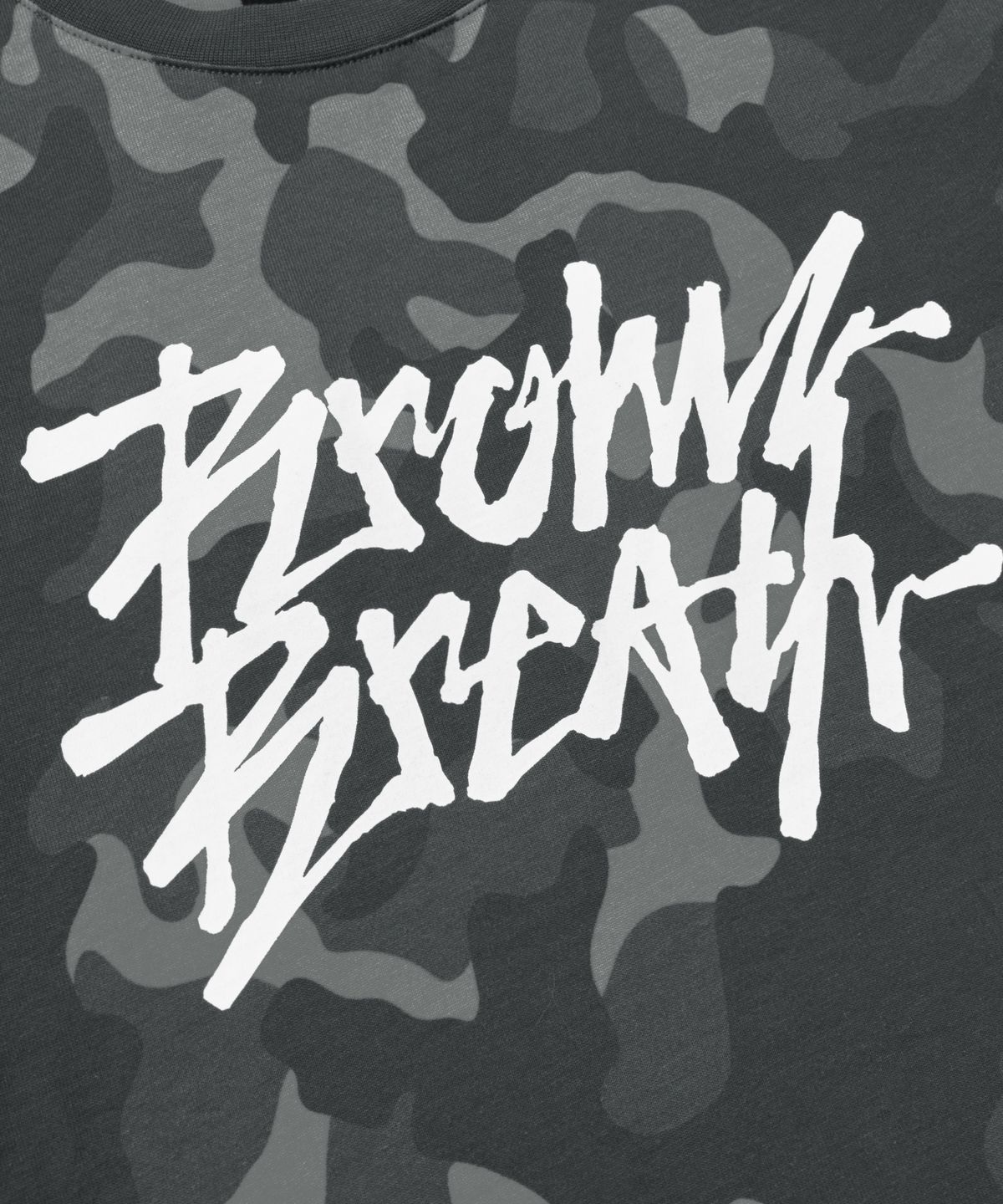 브라운브레스 키즈(BROWNBREATH KIDS) KIDS CAMO TAG TEE - BLACK