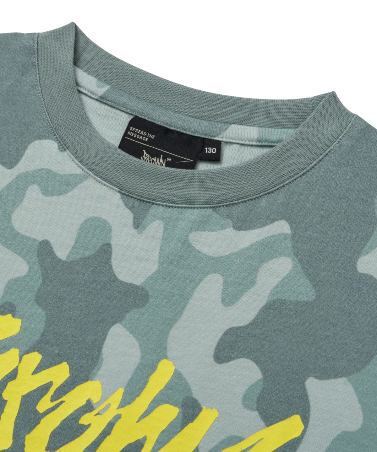 브라운브레스 키즈(BROWNBREATH KIDS) KIDS CAMO TAG TEE - MINT