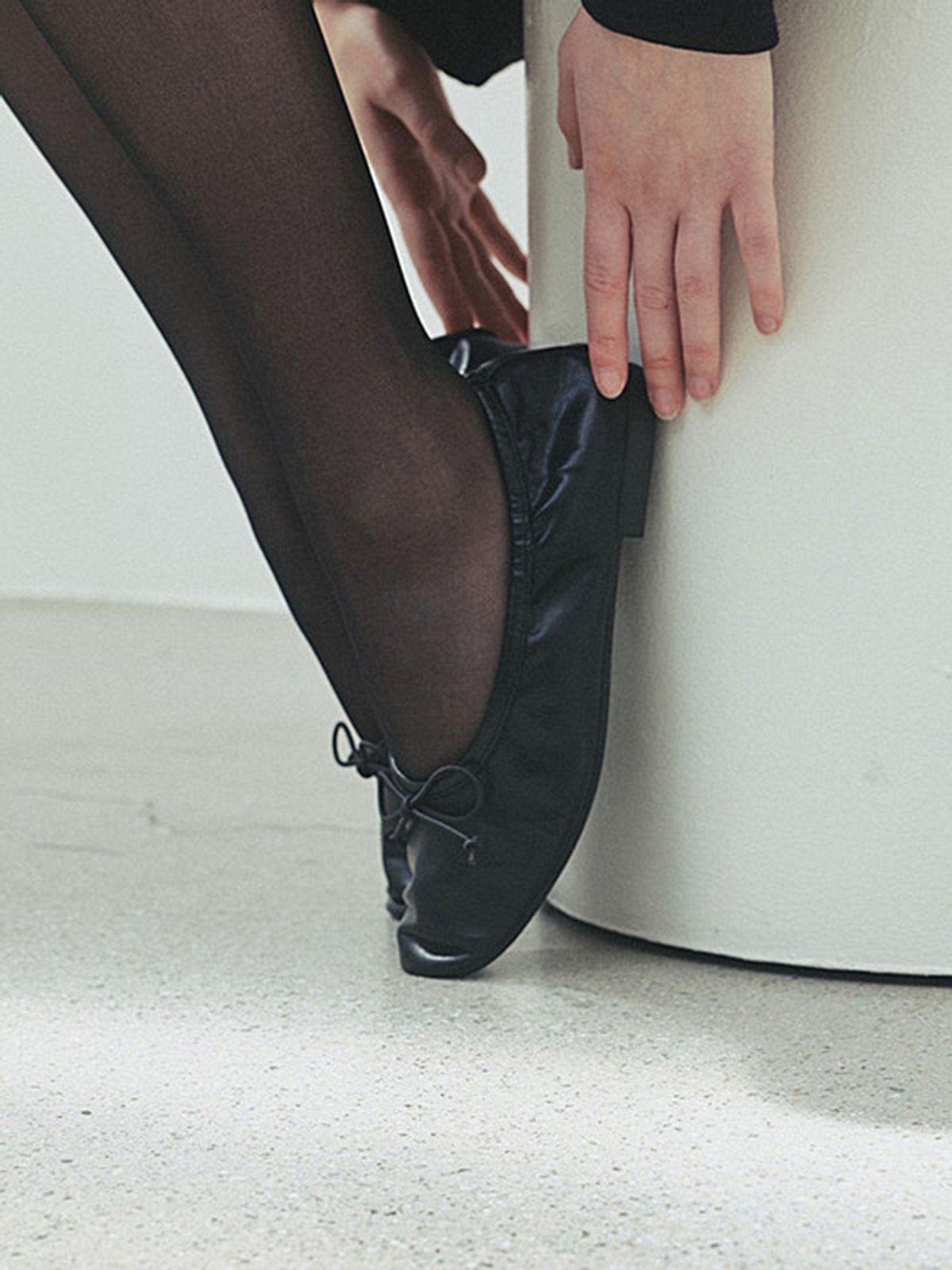 모이지(MOIJI) EO2505 Shirring Flats(2color)