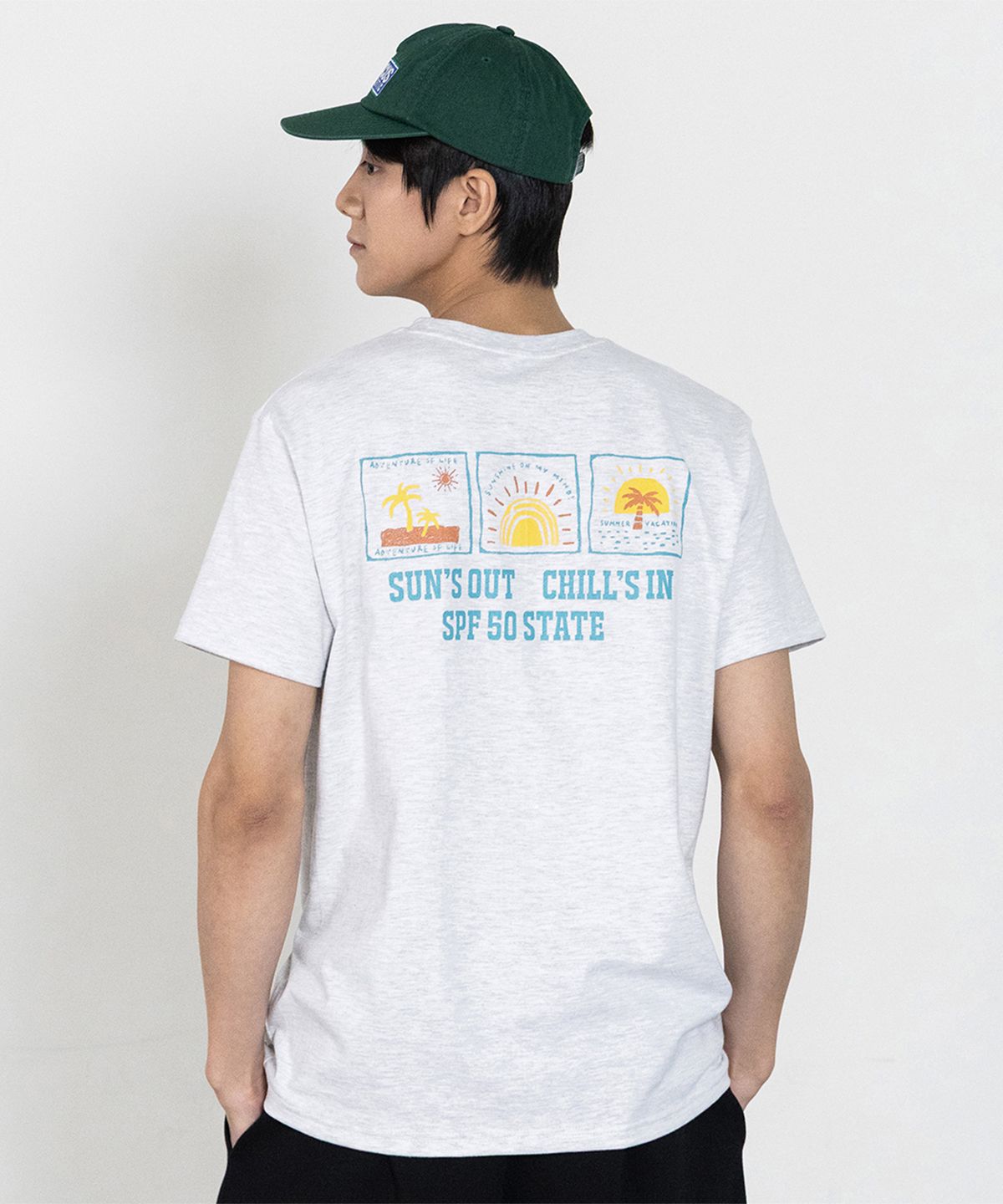 앨빈클로(ALVINCLO) SUNBUM 반팔티셔츠 AST3601 (4COLOR)