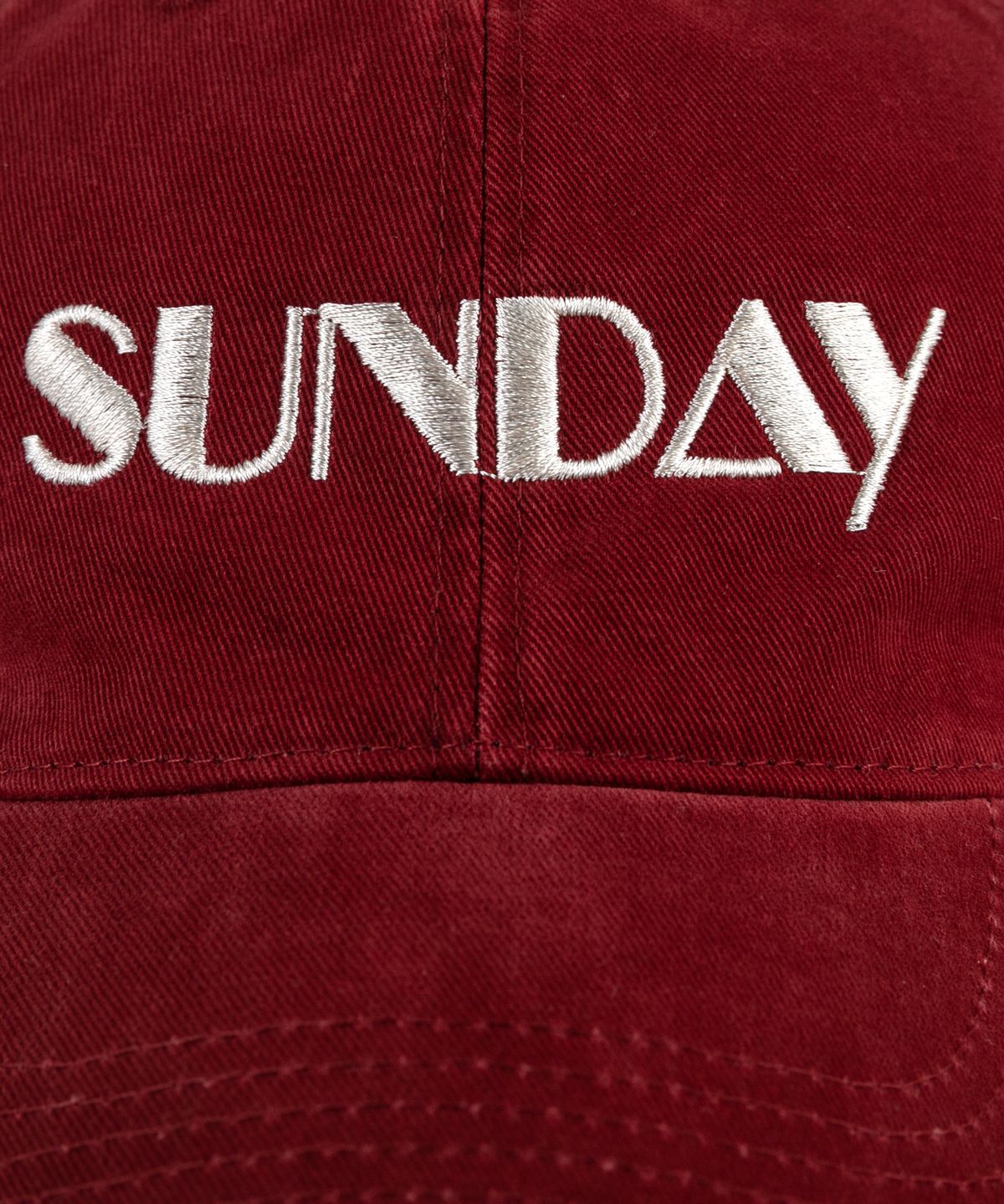 윅(WICK) SUNDAY 카치온 볼캡-레드와인