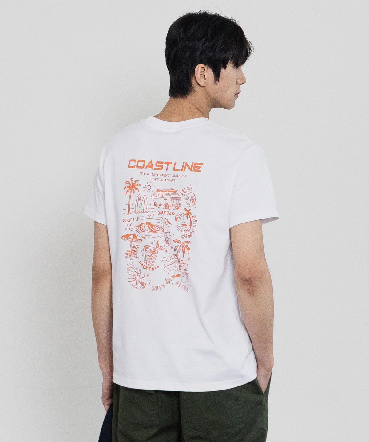 앨빈클로(ALVINCLO) COAST LINE 반팔티셔츠 AST3603 (3COLOR)