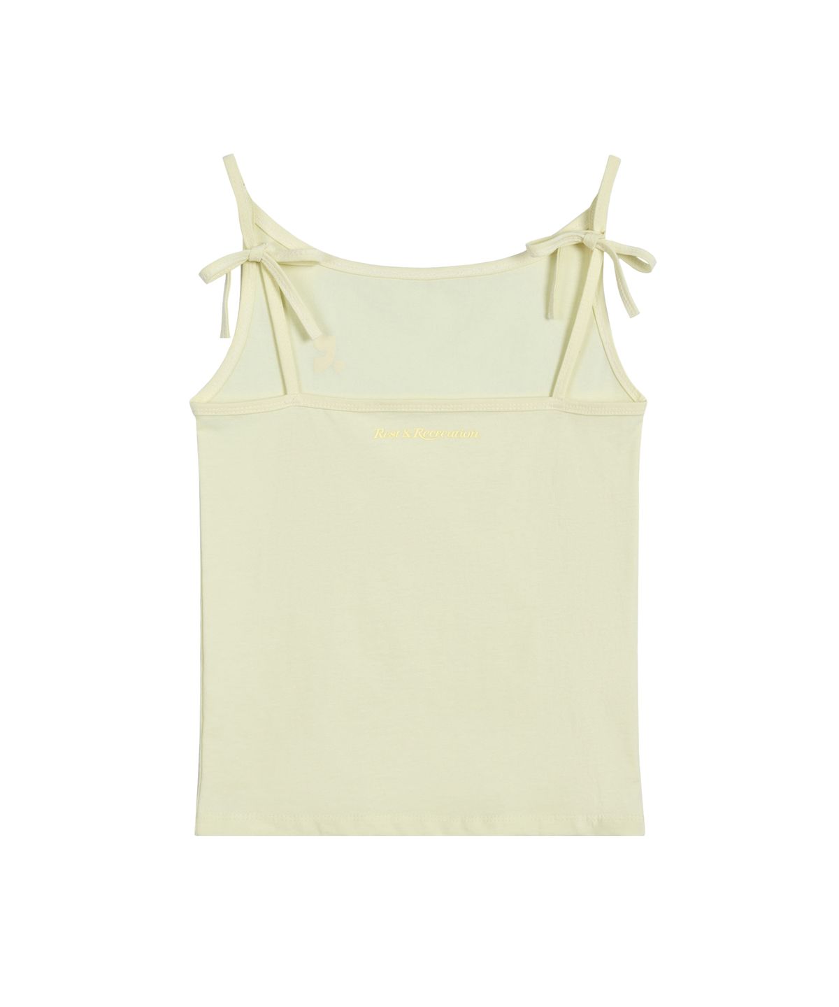 레스트앤레크레이션(REST&RECREATION) BACK TIE SLEEVELESS - CREAM