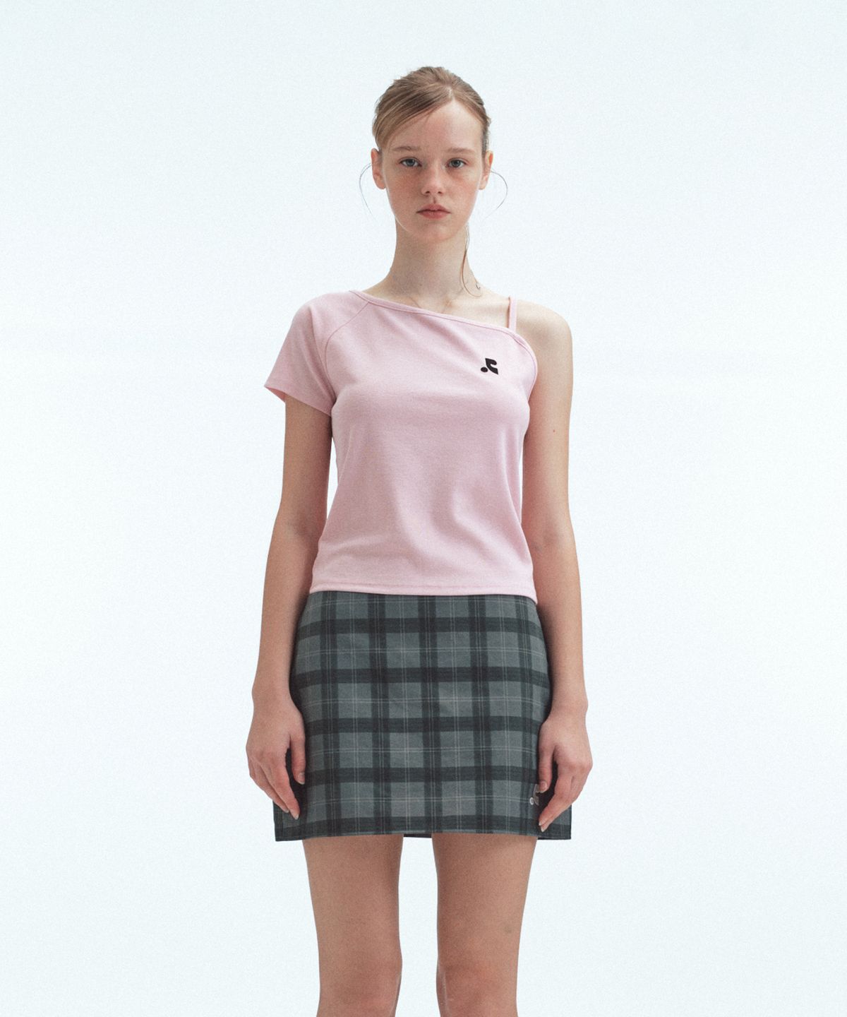 레스트앤레크레이션(REST&RECREATION) UNBALANCED KNIT TOP - PINK