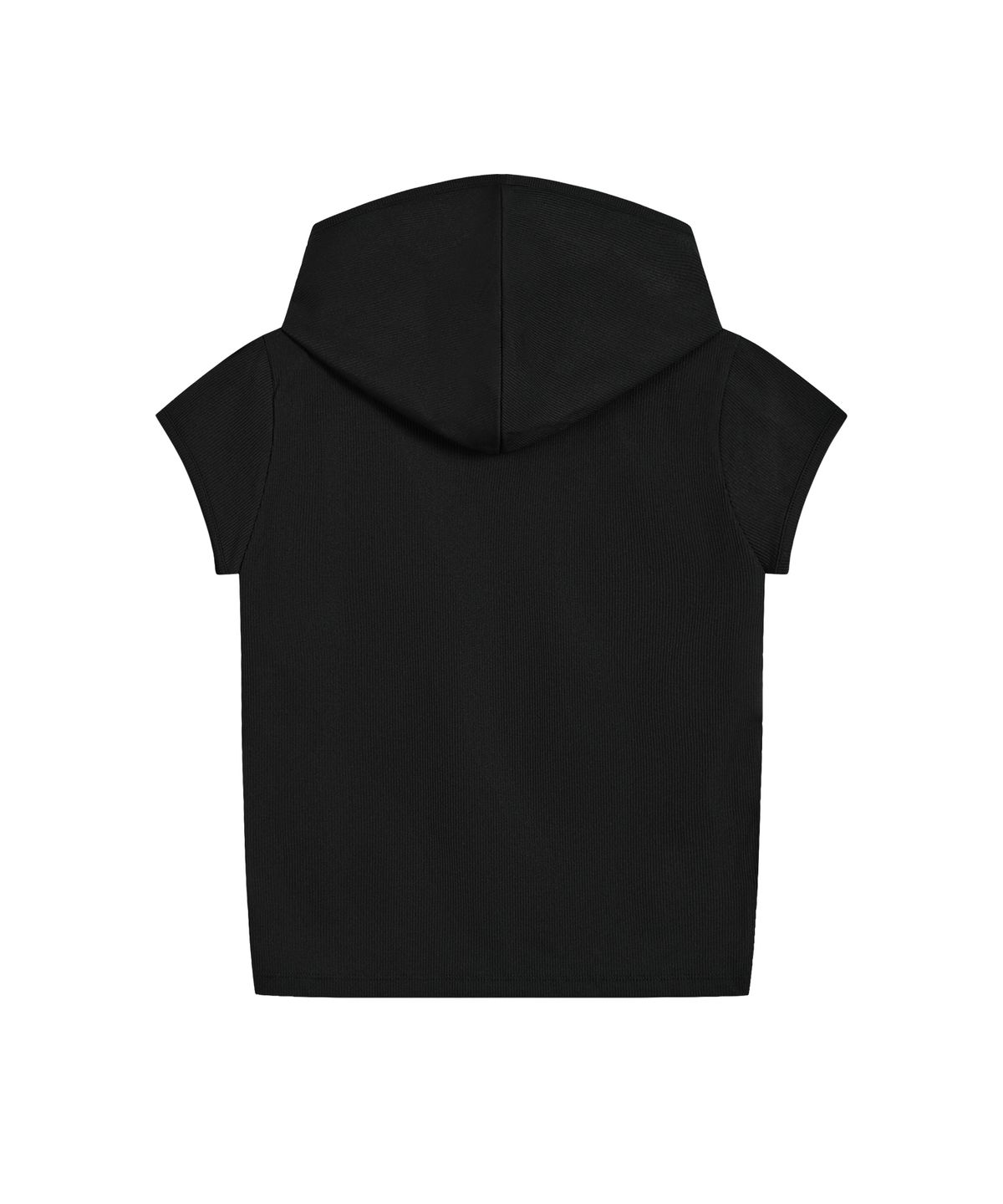 레스트앤레크레이션(REST&RECREATION) CAP SLEEVE HOODIE - BLACK
