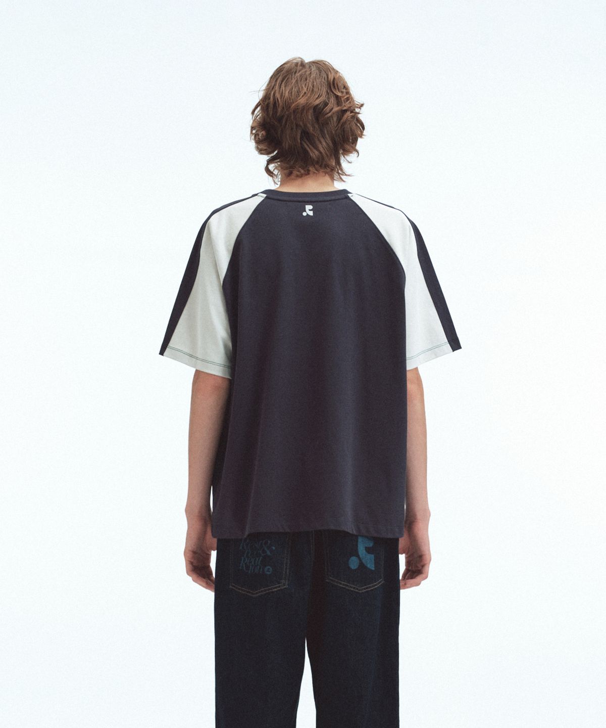레스트앤레크레이션(REST&RECREATION) COLORATION RAGLAN T-SHIRT - NAVY