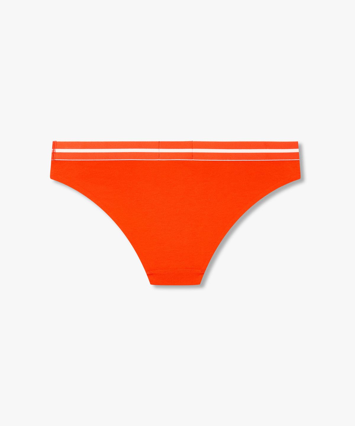 엠포리오 아르마니 언더웨어(EMPORIO ARMANI UNDERWEAR) 여성 배색 라인 센터 로고 브리프_다크 오렌지 0826111512