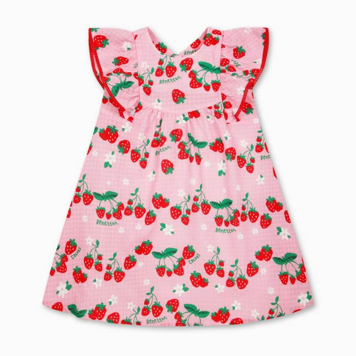베네통키즈(BENETTONKIDS) [Online Exclusive] 썸머 바캉스 원피스_QAOP15631PK