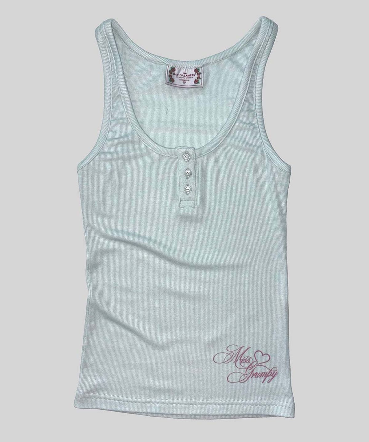 스컬프터(SCULPTOR) Miss Grumpy Button-Up Top Baby Blue