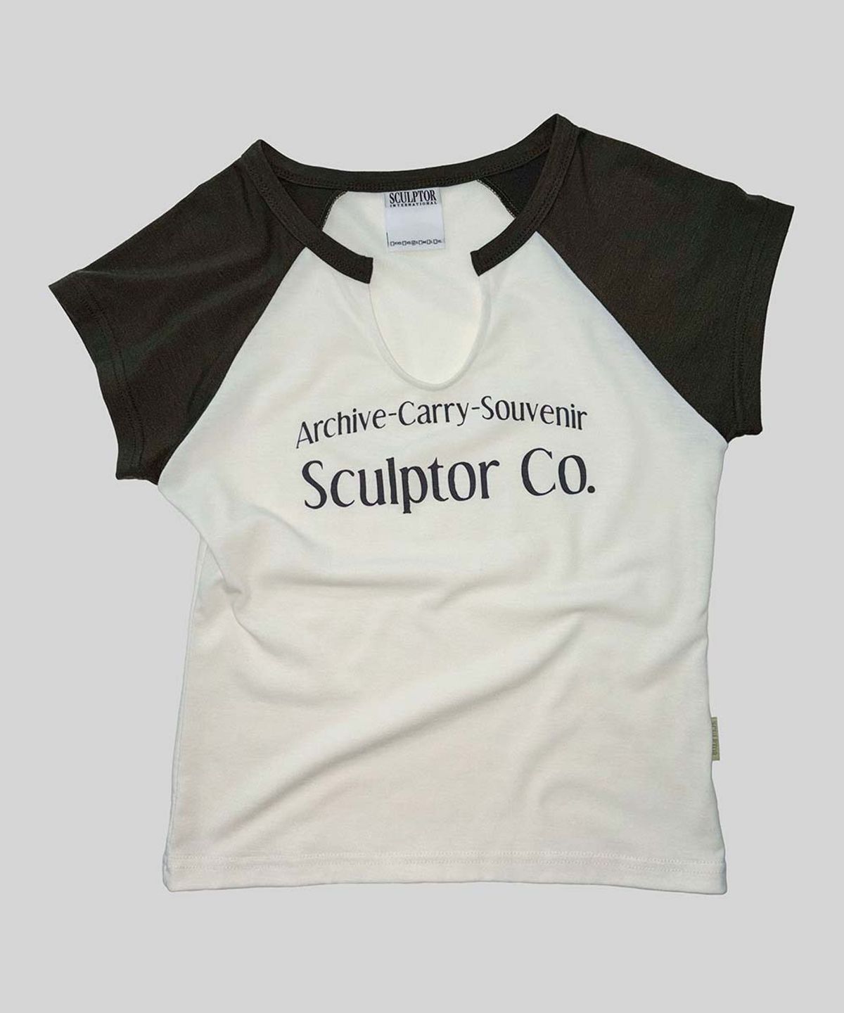 스컬프터(SCULPTOR) Archive Raglan Tee Cream