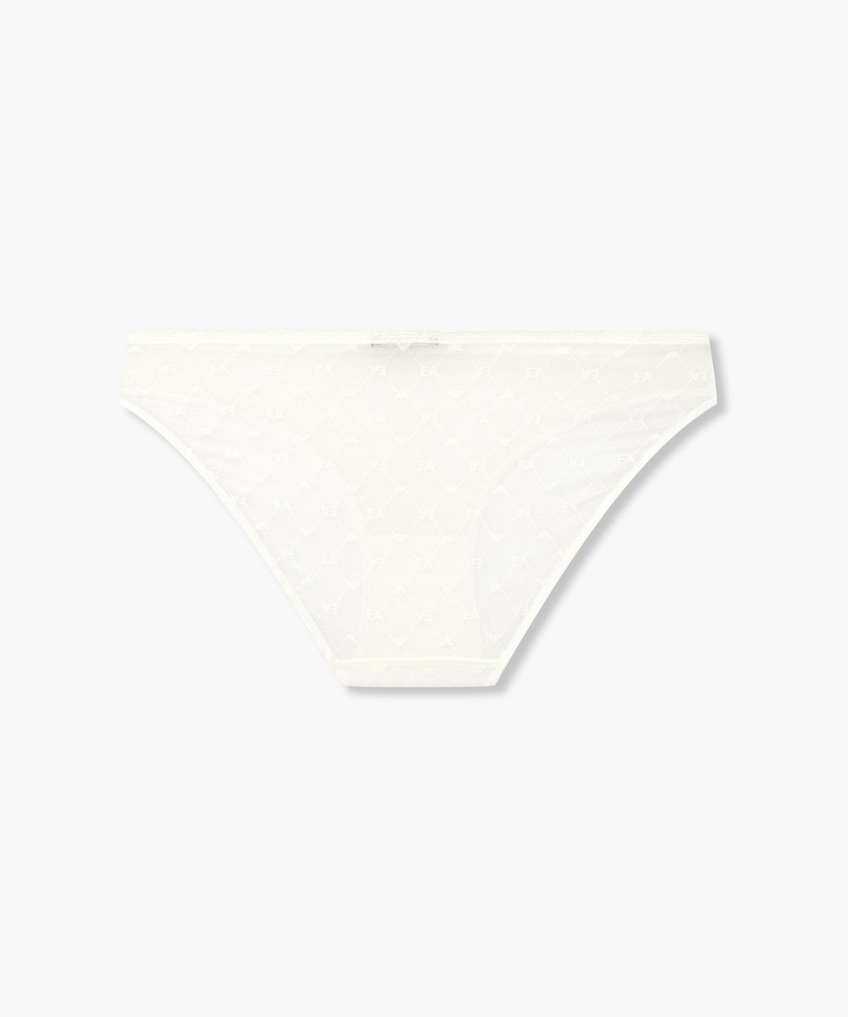 엠포리오 아르마니 언더웨어(EMPORIO ARMANI UNDERWEAR) 여성 EA로고 패턴 메쉬 브리프_화이트 0826111525