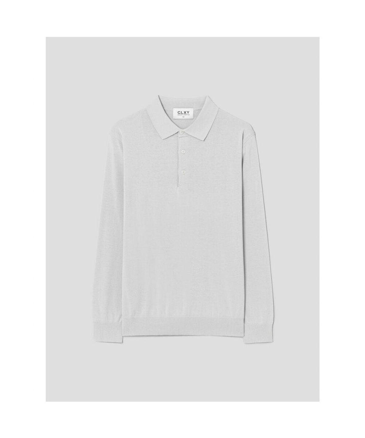 GLXY (갤럭시 라이프스타일)(GLXY (GALAXY LIFESTYLE)) GLXY [갤럭시라이프스타일][三無衣服] 6M 긴팔 폴로 넥 스웨터  라이트 그레이