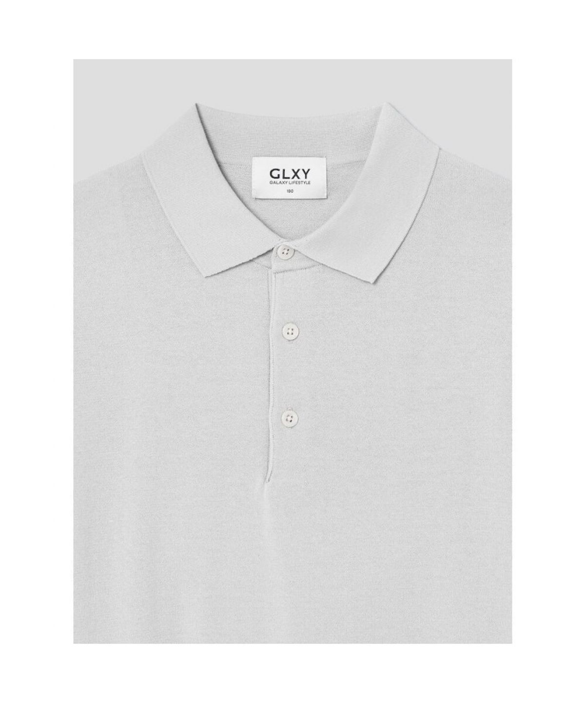 GLXY (갤럭시 라이프스타일)(GLXY (GALAXY LIFESTYLE)) GLXY [갤럭시라이프스타일][三無衣服] 6M 긴팔 폴로 넥 스웨터  라이트 그레이