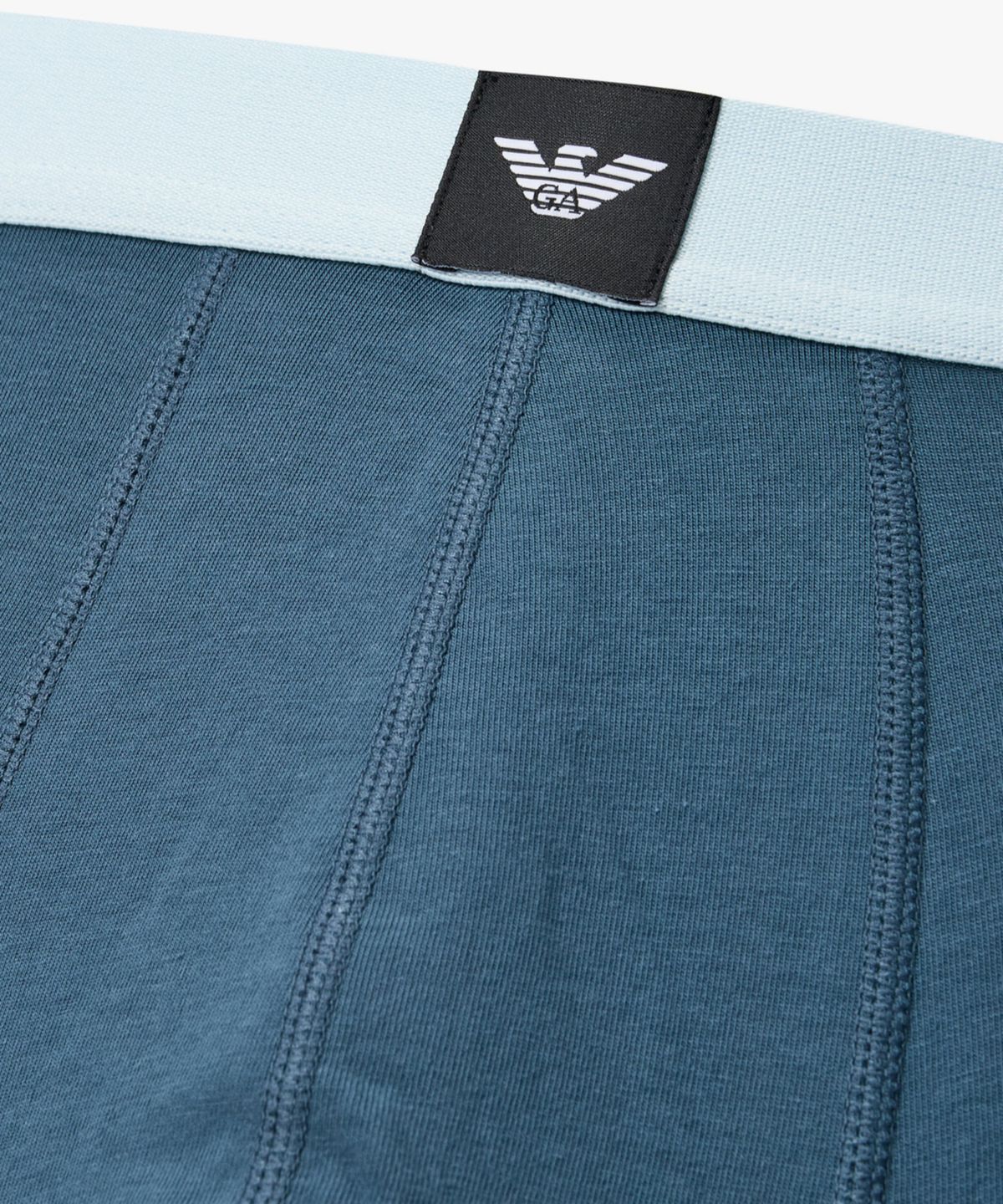 엠포리오 아르마니 언더웨어(EMPORIO ARMANI UNDERWEAR) 남성 이글 로고 패치 밴딩 드로즈_아쿠아스모크 0816112108