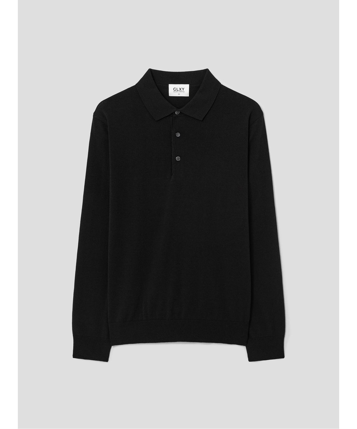 GLXY (갤럭시 라이프스타일)(GLXY (GALAXY LIFESTYLE)) GLXY [갤럭시라이프스타일][三無衣服] 6M 긴팔 폴로 넥 스웨터  블랙