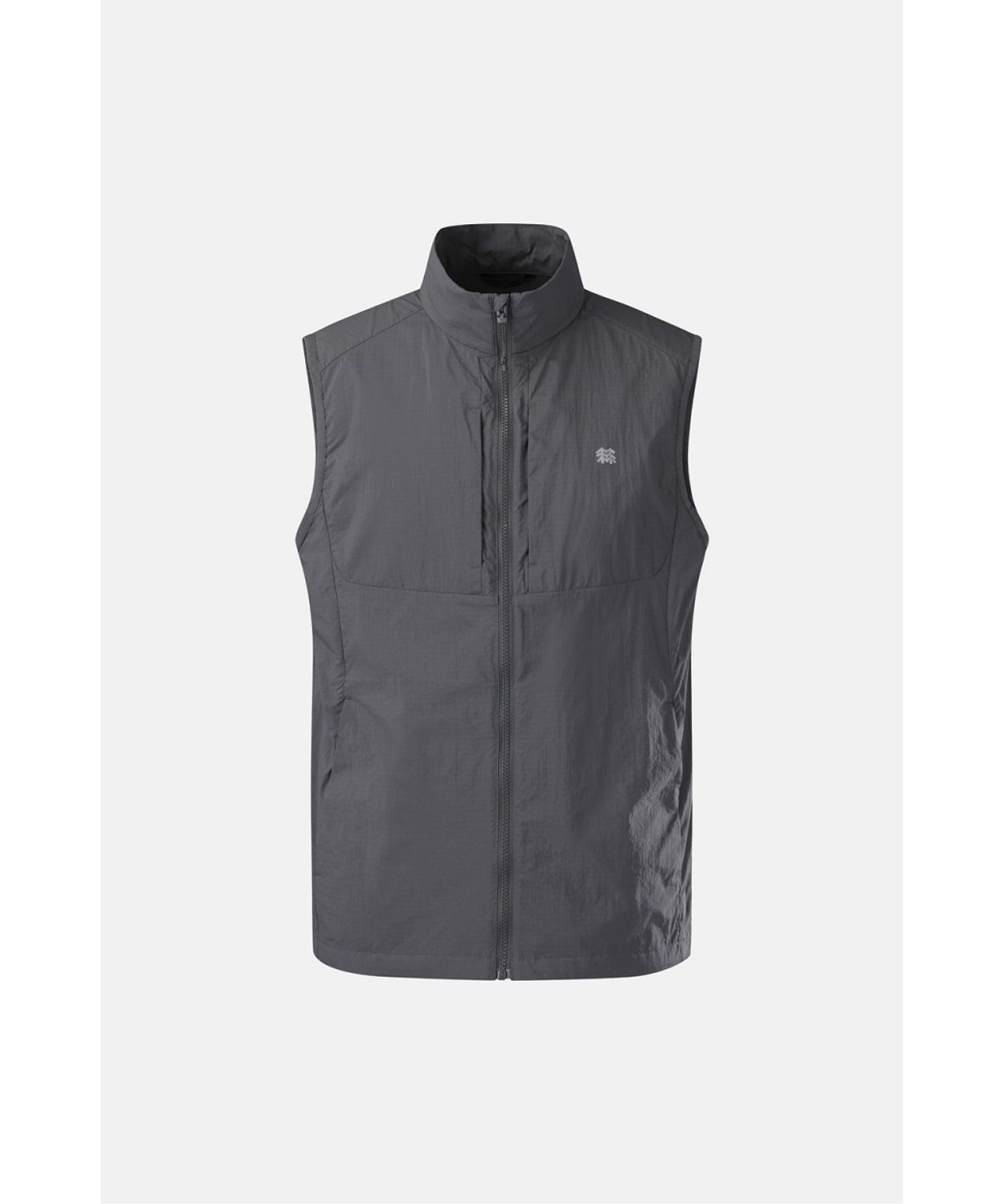 코오롱스포츠(KOLON SPORT) 남성 방풍 스탠드넥 베스트 JWVAX26311CGY