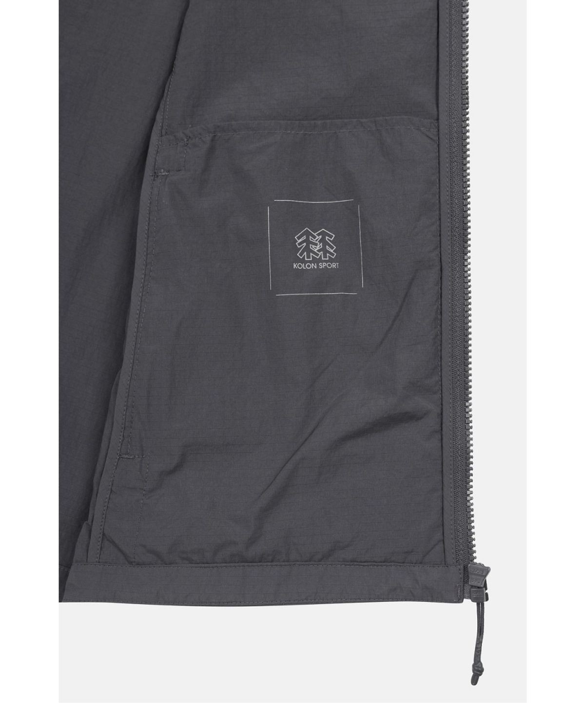 코오롱스포츠(KOLON SPORT) 남성 방풍 스탠드넥 베스트 JWVAX26311CGY