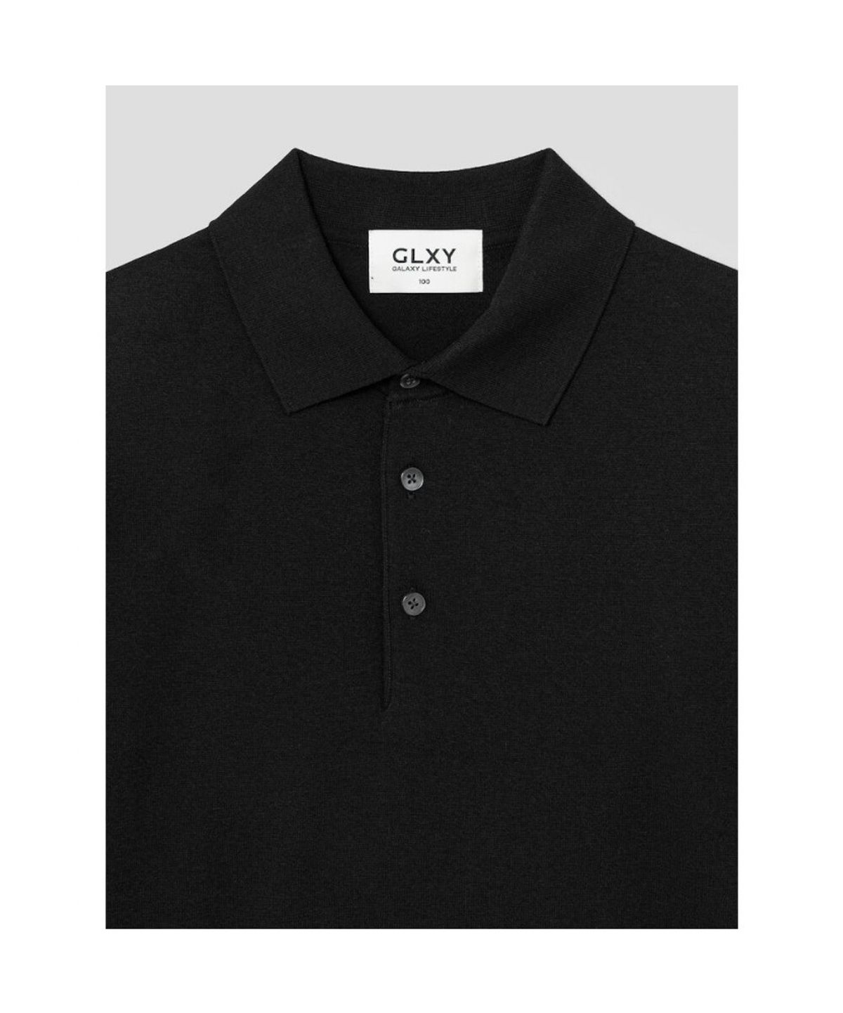 GLXY (갤럭시 라이프스타일)(GLXY (GALAXY LIFESTYLE)) GLXY [갤럭시라이프스타일][三無衣服] 6M 폴로 넥 스웨터  블랙