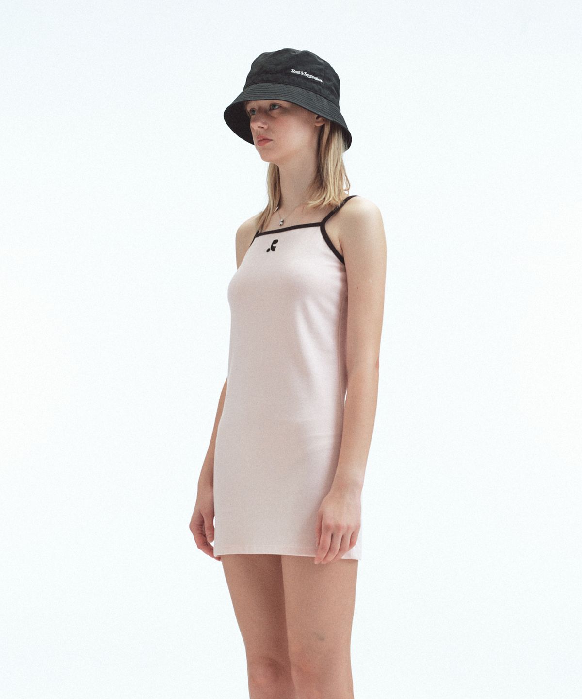 레스트앤레크레이션(REST&RECREATION) COLORATION MINI DRESS - PINK