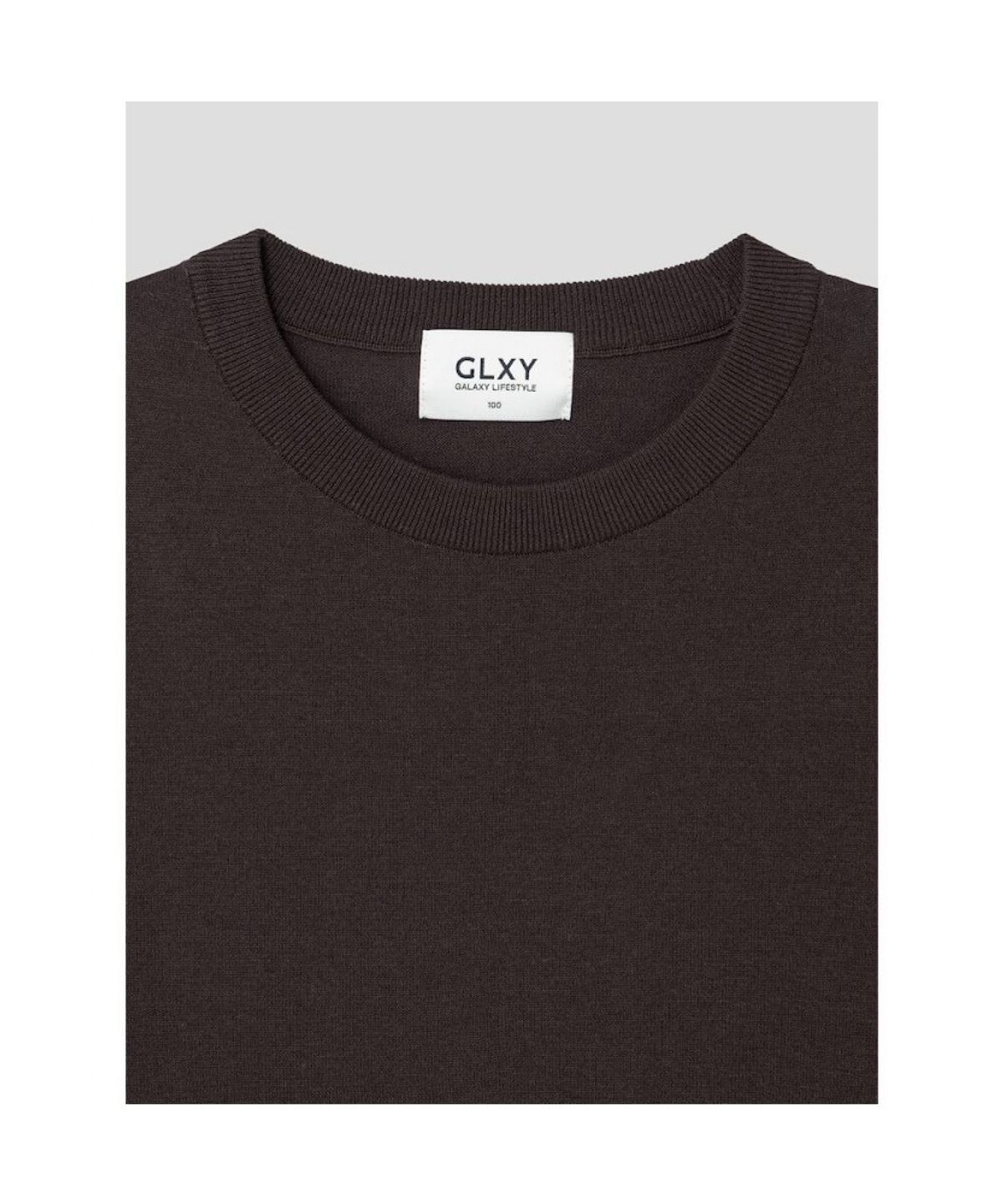 GLXY (갤럭시 라이프스타일)(GLXY (GALAXY LIFESTYLE)) GLXY [갤럭시라이프스타일][三無衣服] 6M 라운드 스웨터  옐로이시 브라운