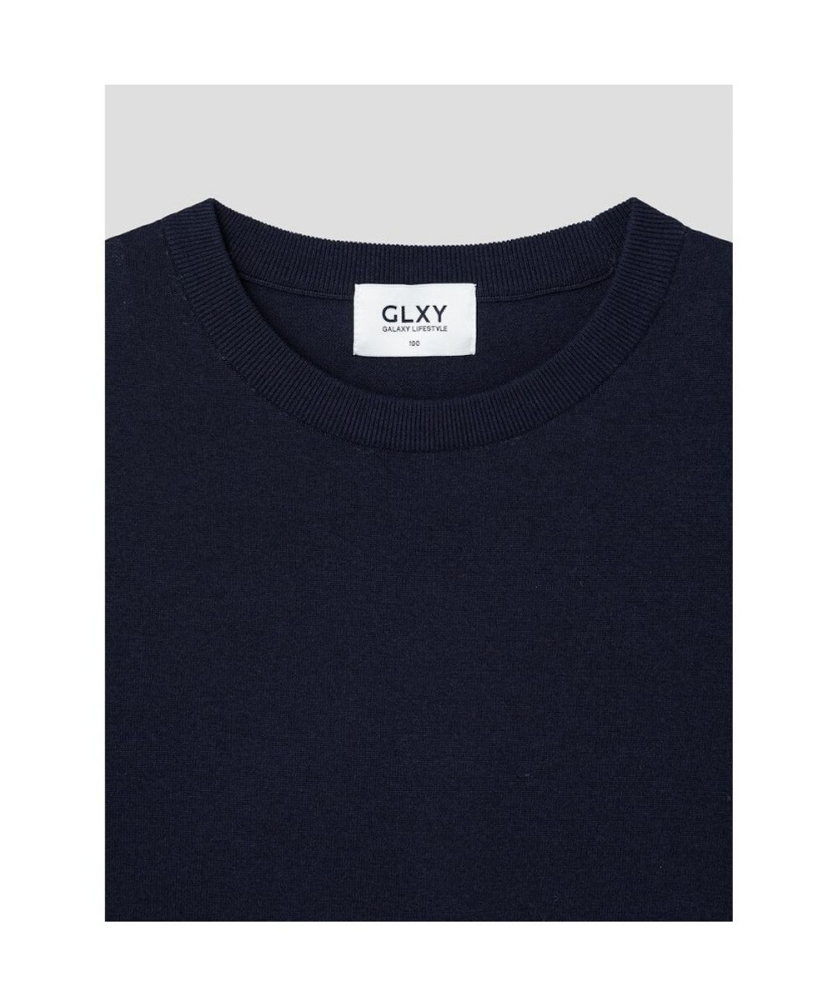 GLXY (갤럭시 라이프스타일)(GLXY (GALAXY LIFESTYLE)) GLXY [갤럭시라이프스타일][三無衣服] 6M 라운드 스웨터  네이비