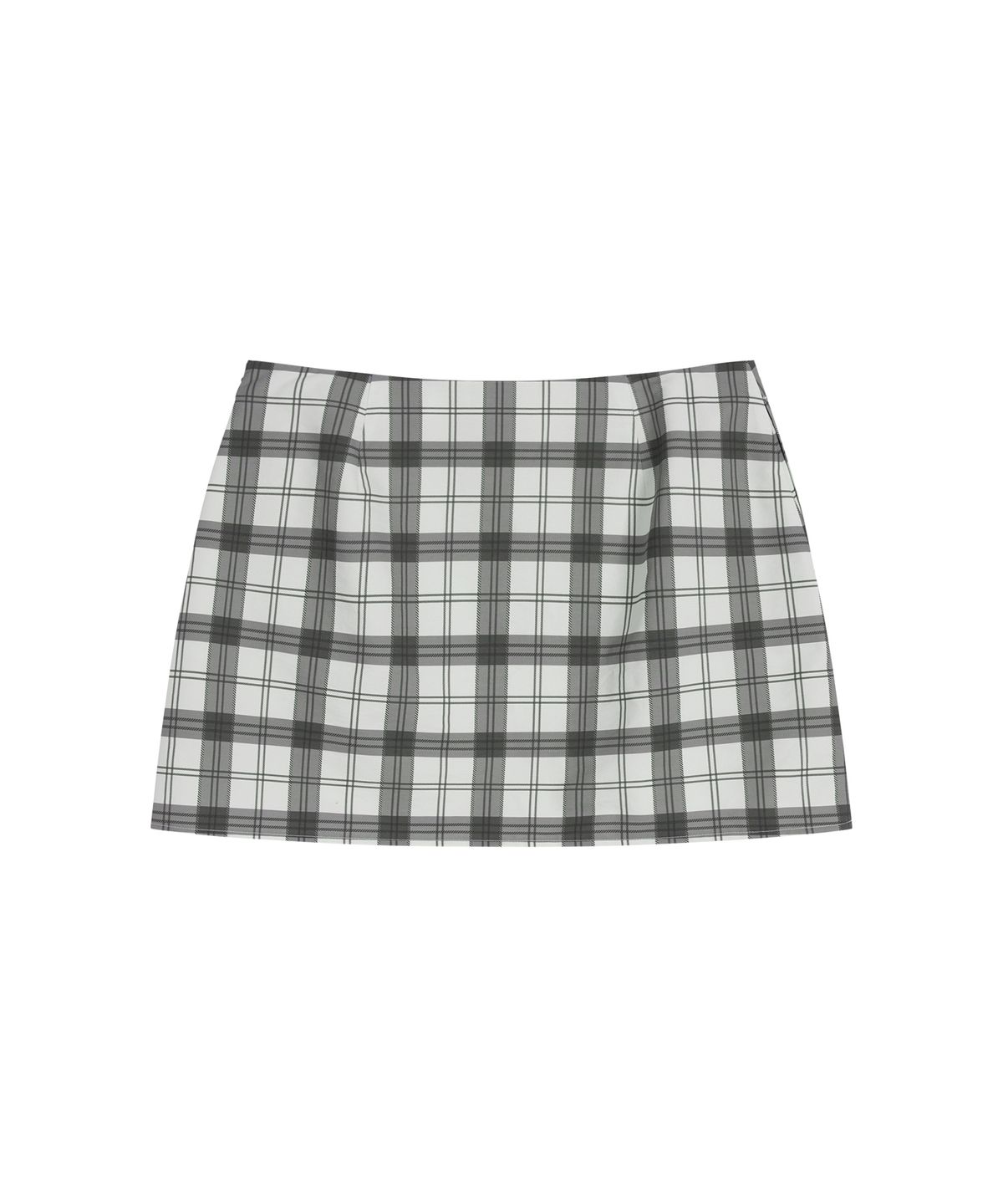 레스트앤레크레이션(REST&RECREATION) RR CHECK MINI SKIRT - IVORY