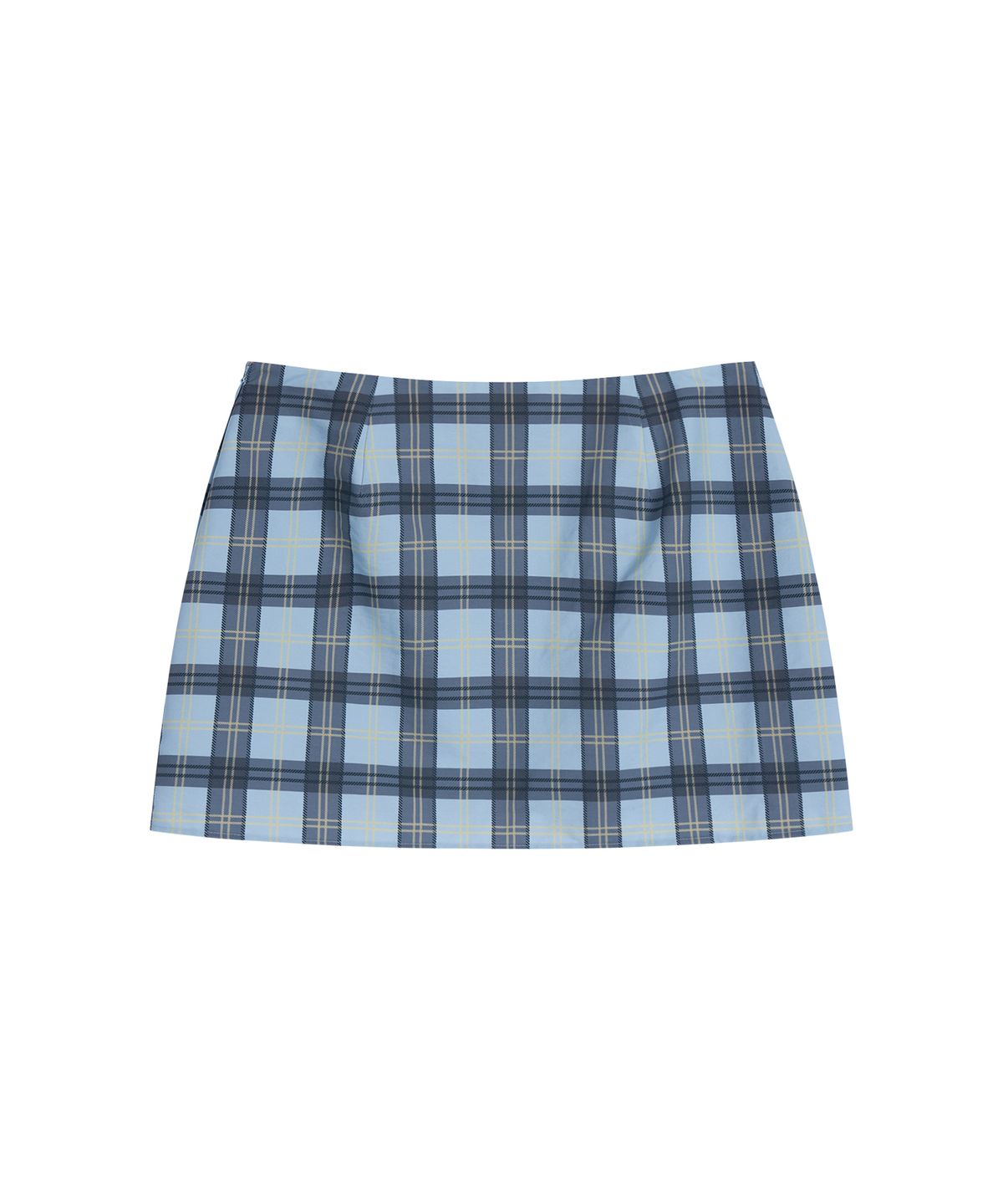 레스트앤레크레이션(REST&RECREATION) RR CHECK MINI SKIRT - SKY BLUE