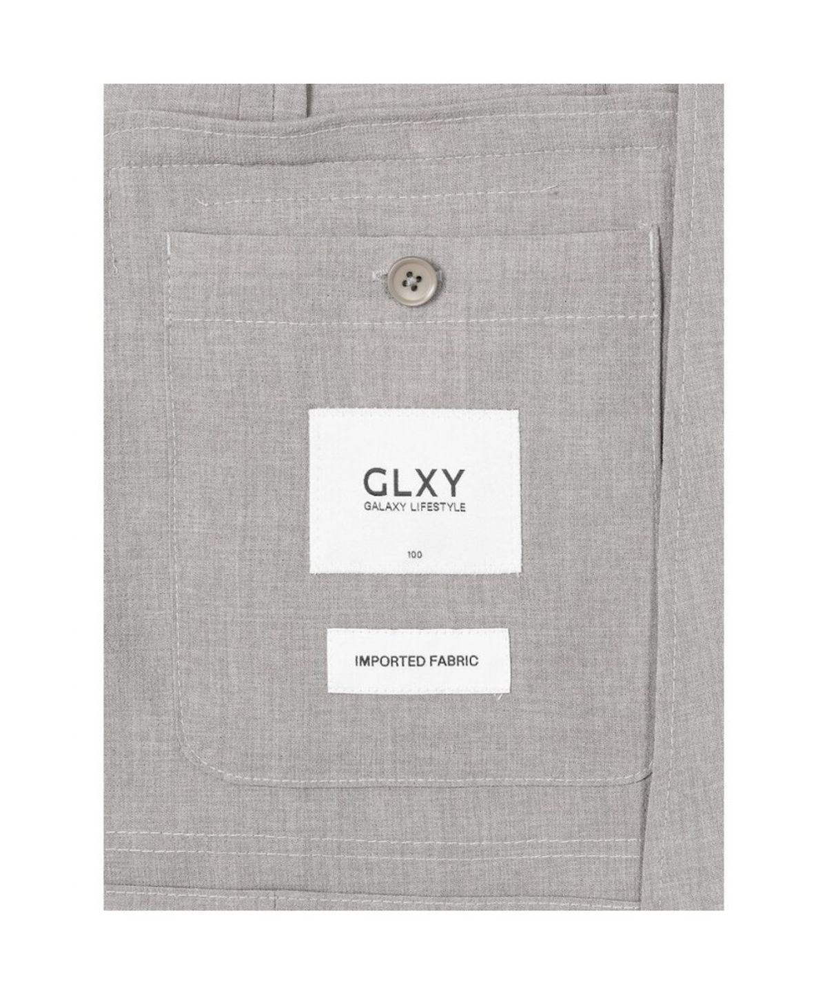GLXY (갤럭시 라이프스타일)(GLXY (GALAXY LIFESTYLE)) GLXY [갤럭시라이프스타일][三無衣服] 스트레치 셋업 재킷  베이지