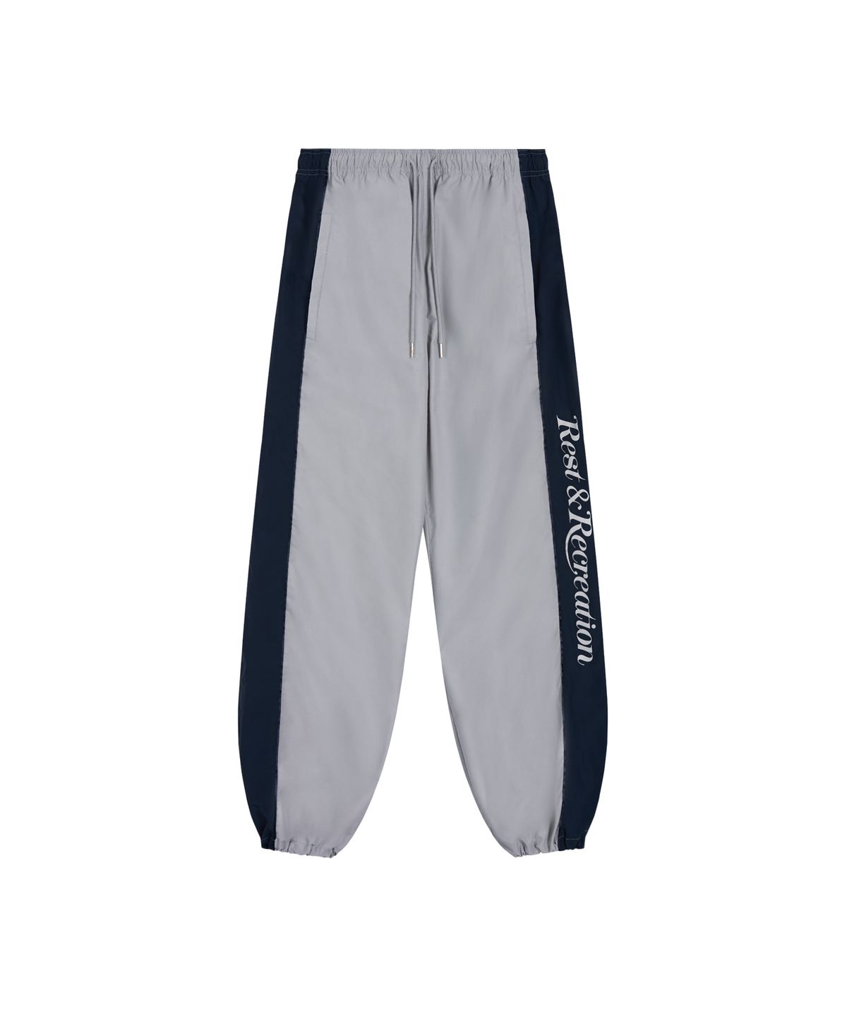 레스트앤레크레이션(REST&RECREATION) NYLON TRACK PANTS - GREY