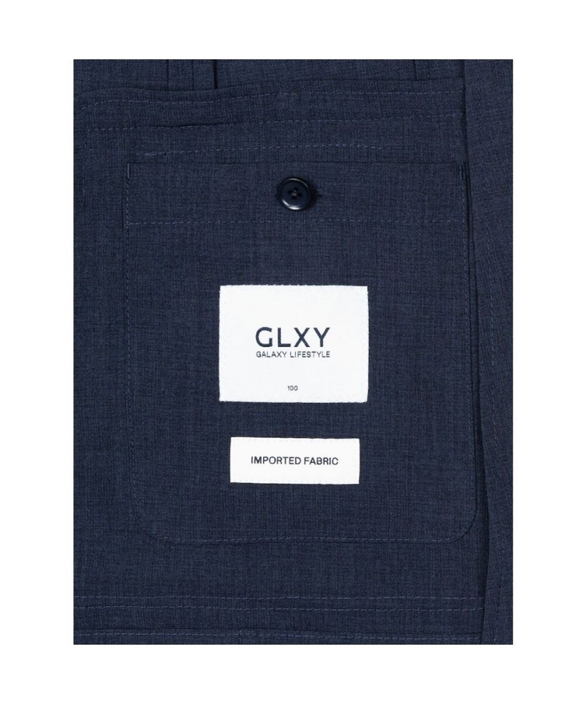 GLXY (갤럭시 라이프스타일)(GLXY (GALAXY LIFESTYLE)) GLXY [갤럭시라이프스타일][三無衣服] 스트레치 셋업 재킷  네이비