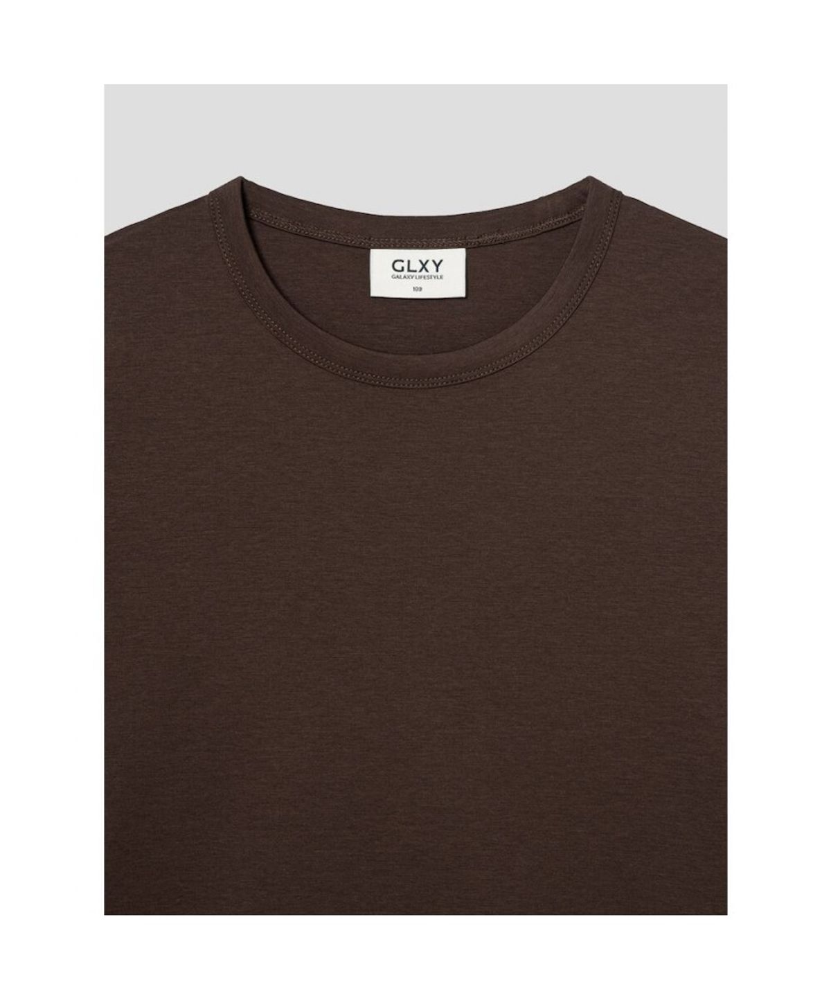 GLXY (갤럭시 라이프스타일)(GLXY (GALAXY LIFESTYLE)) GLXY [갤럭시라이프스타일][三無衣服] 365D 티셔츠  브라운