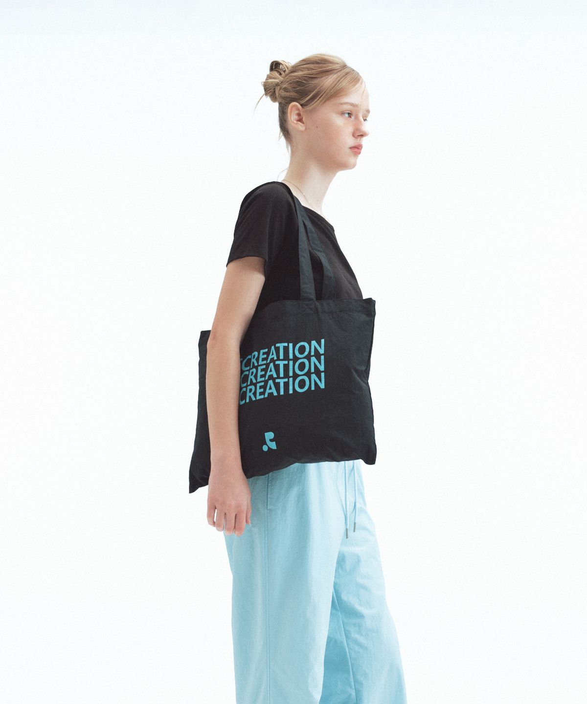 레스트앤레크레이션(REST&RECREATION) NYLON SHOULDER BAG - BLACK