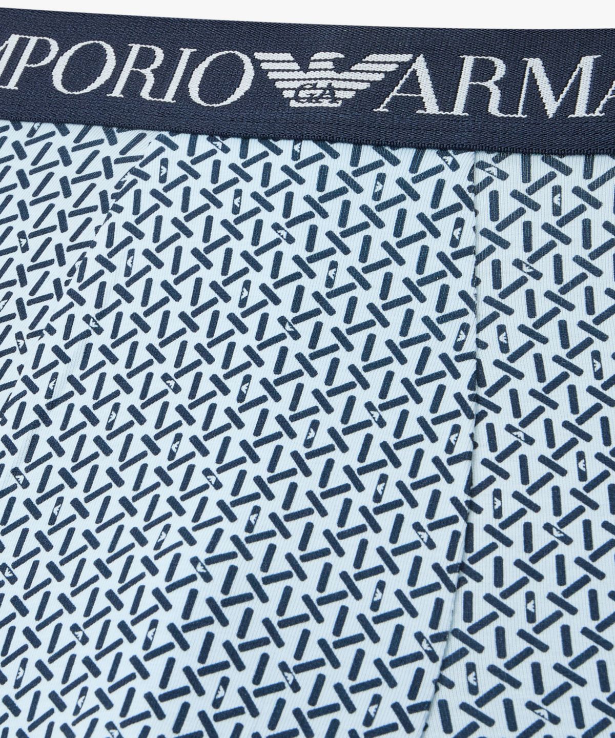 엠포리오 아르마니 언더웨어(EMPORIO ARMANI UNDERWEAR) 남성 올오버 패턴 프린트 드로즈_블루 0816112031
