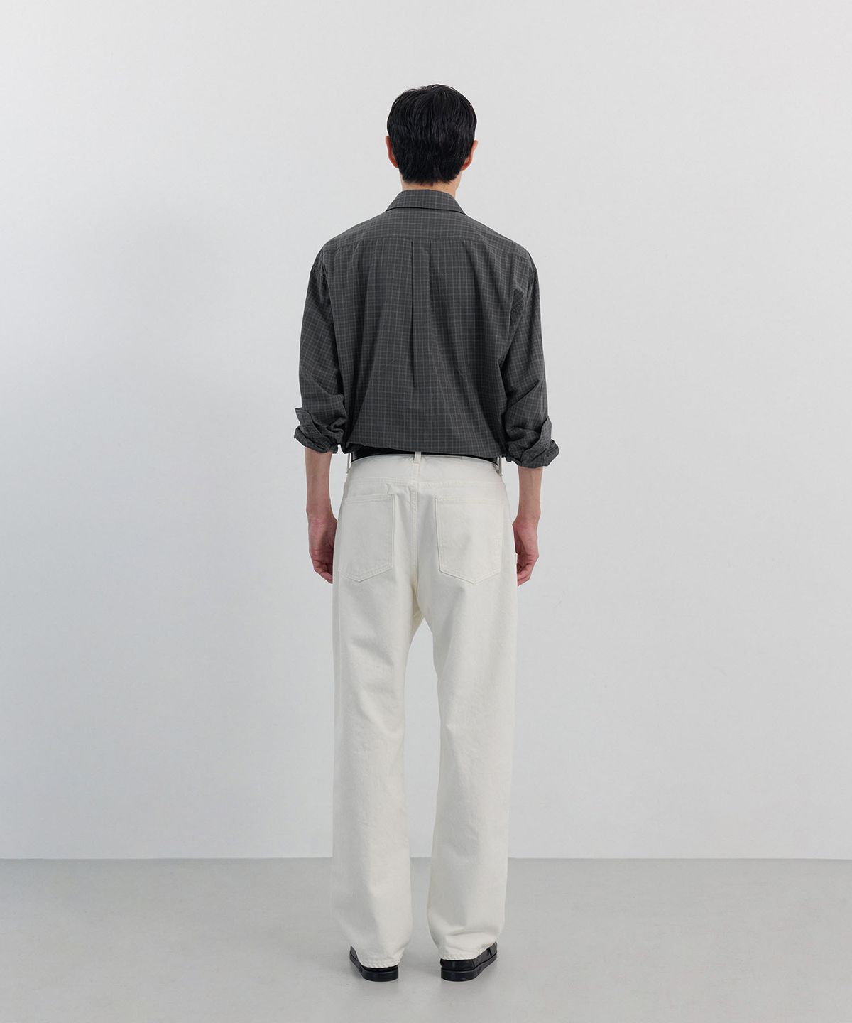 블랭크룸(BLANKROOM) 마렌 셔츠_CHARCOAL CHECKED