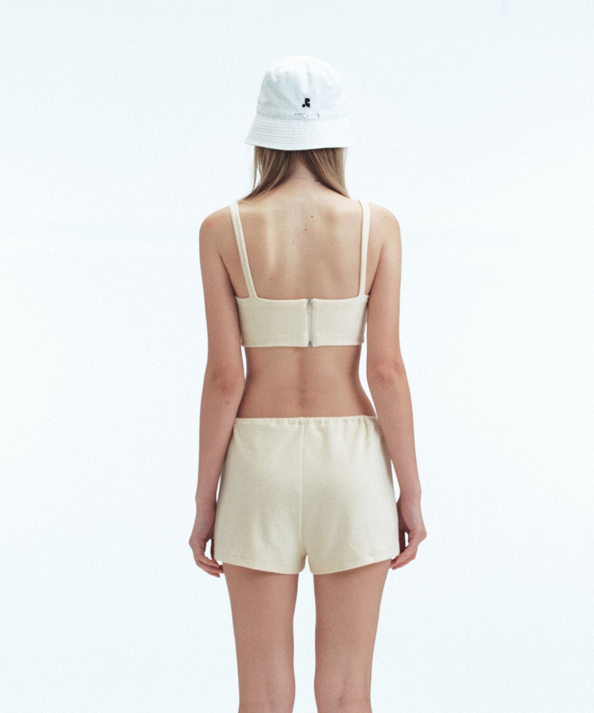 레스트앤레크레이션(REST&RECREATION) TERRY TOP + SHORTS SET - CREAM