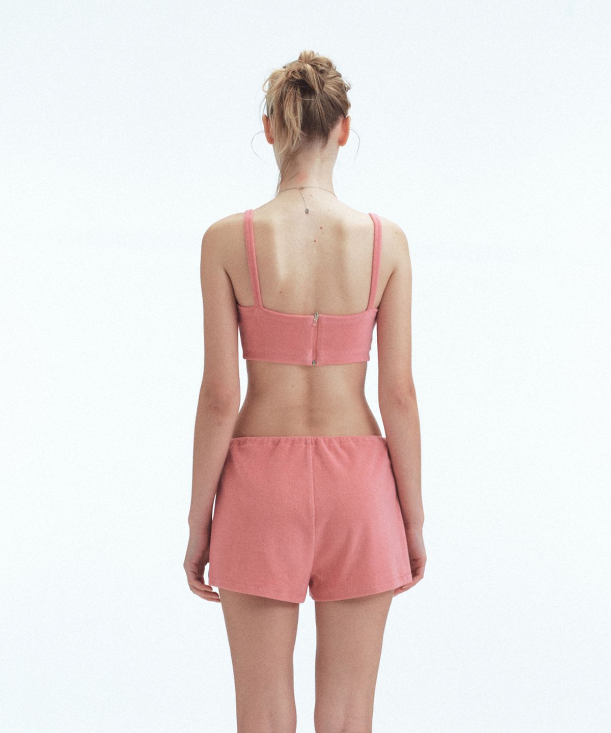 레스트앤레크레이션(REST&RECREATION) TERRY TOP + SHORTS SET - PINK