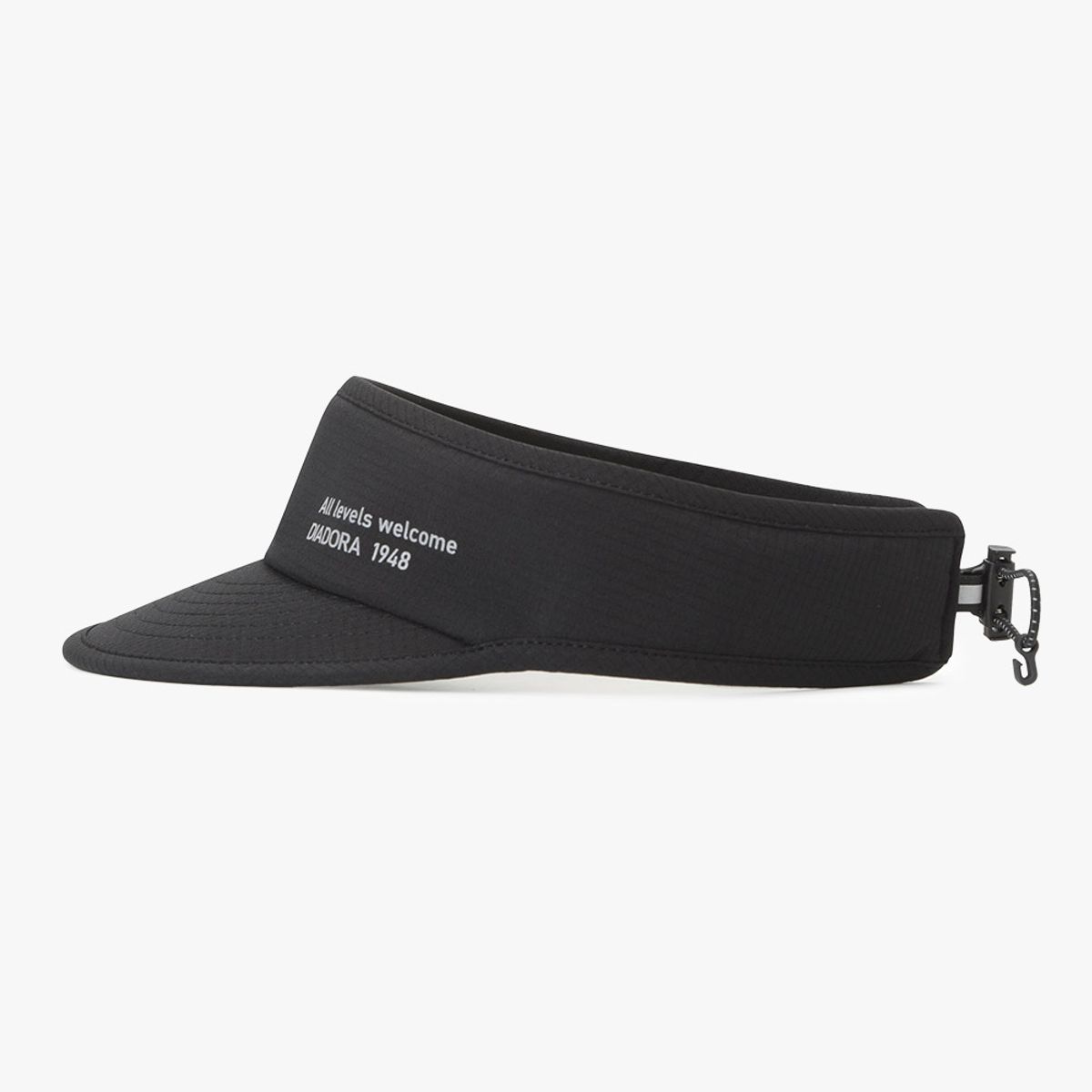 디아도라(diadora) 패커블 바이저 BLACK