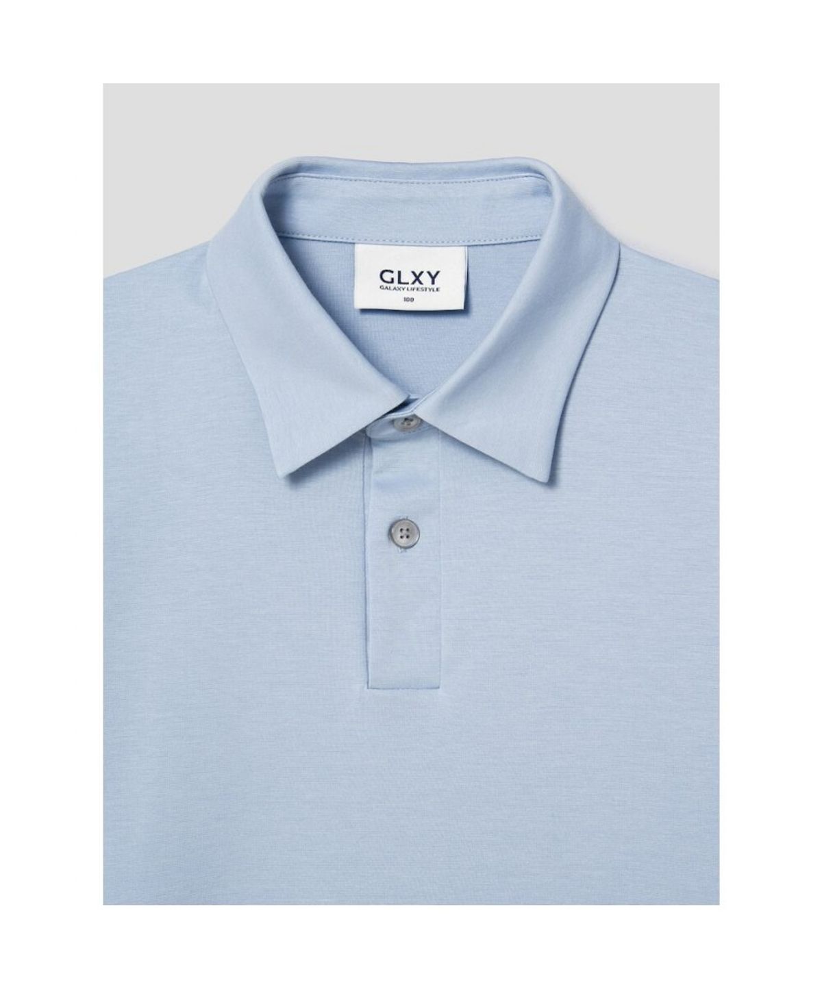GLXY (갤럭시 라이프스타일)(GLXY (GALAXY LIFESTYLE)) GLXY [갤럭시라이프스타일][三無衣服] COOLAIR 폴로 티셔츠  스카이 블루
