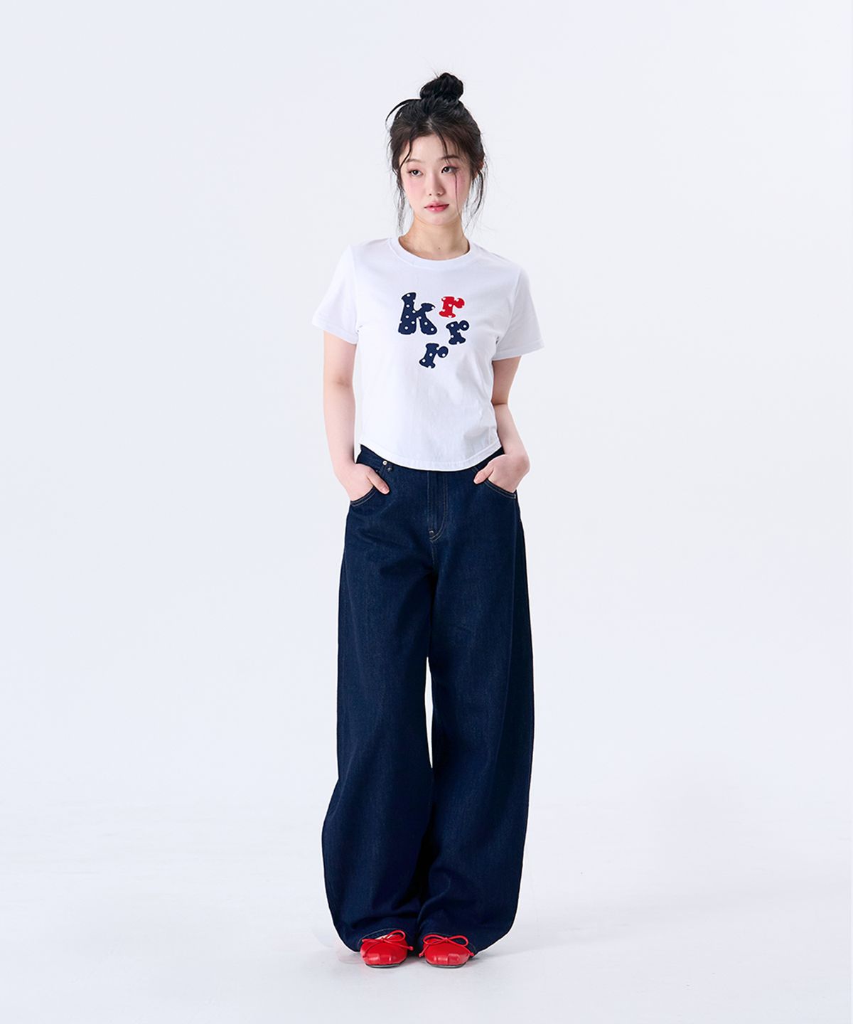 키쇼르(KISHOR) Krrr 도트 반팔티 (4color)