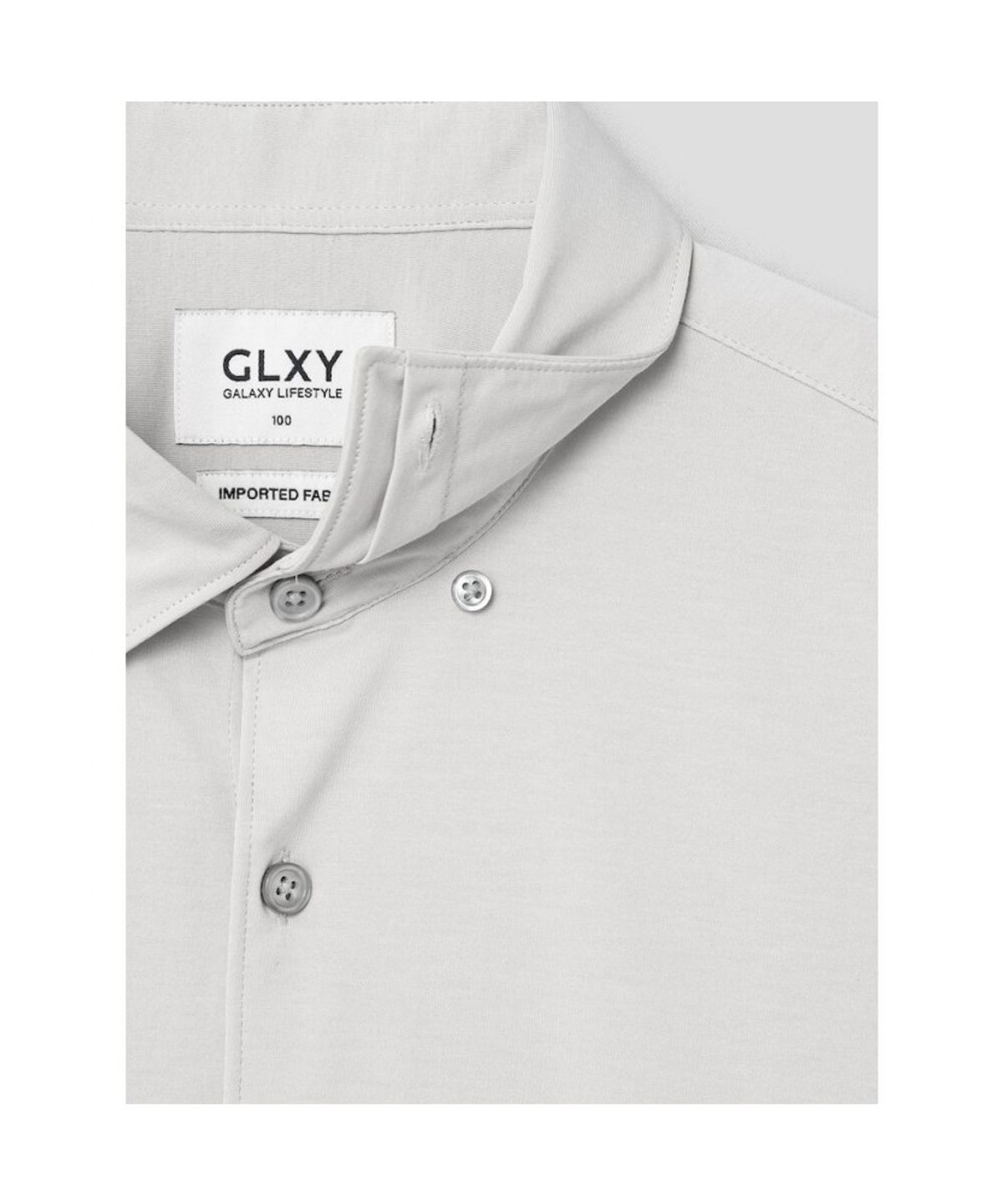 GLXY (갤럭시 라이프스타일)(GLXY (GALAXY LIFESTYLE)) GLXY [갤럭시라이프스타일][三無衣服] 스트레치 커뮤터 셔츠  라이트 그레이