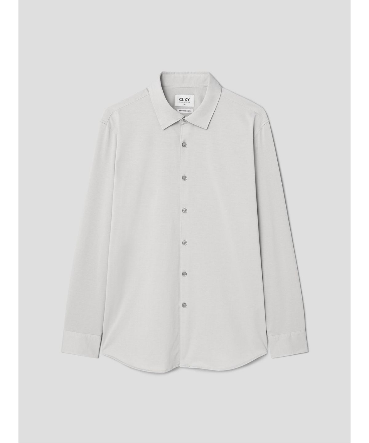 GLXY (갤럭시 라이프스타일)(GLXY (GALAXY LIFESTYLE)) GLXY [갤럭시라이프스타일][三無衣服] 스트레치 커뮤터 셔츠  라이트 그레이