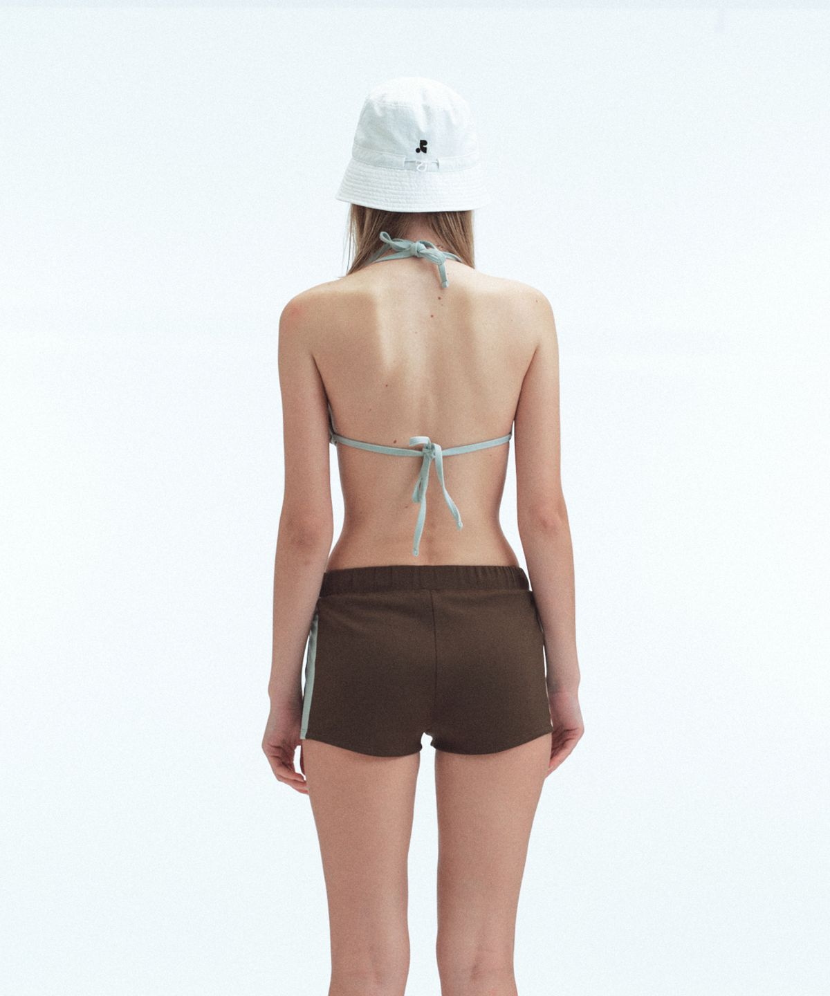 레스트앤레크레이션(REST&RECREATION) RR LOGO CHARM BIKINI - BROWN