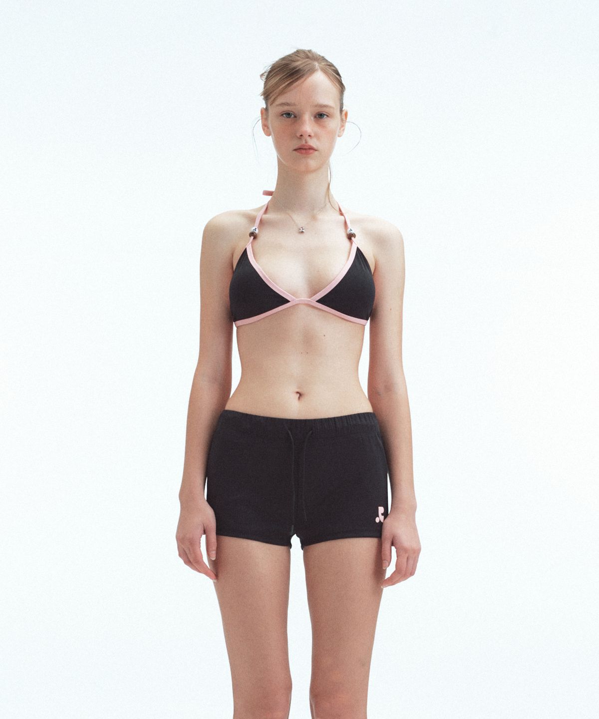 레스트앤레크레이션(REST&RECREATION) RR LOGO CHARM BIKINI - BLACK
