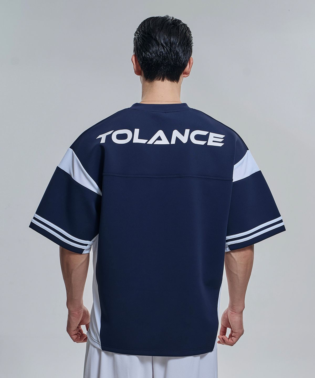 토런스(TOLANCE) 하드 컨텍트 하키 숏 슬리브 - Navy