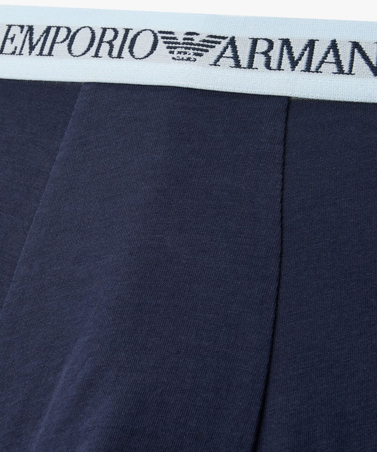 엠포리오 아르마니 언더웨어(EMPORIO ARMANI UNDERWEAR) 남성 자카드 로고 밴딩 드로즈_네이비 08M6112308